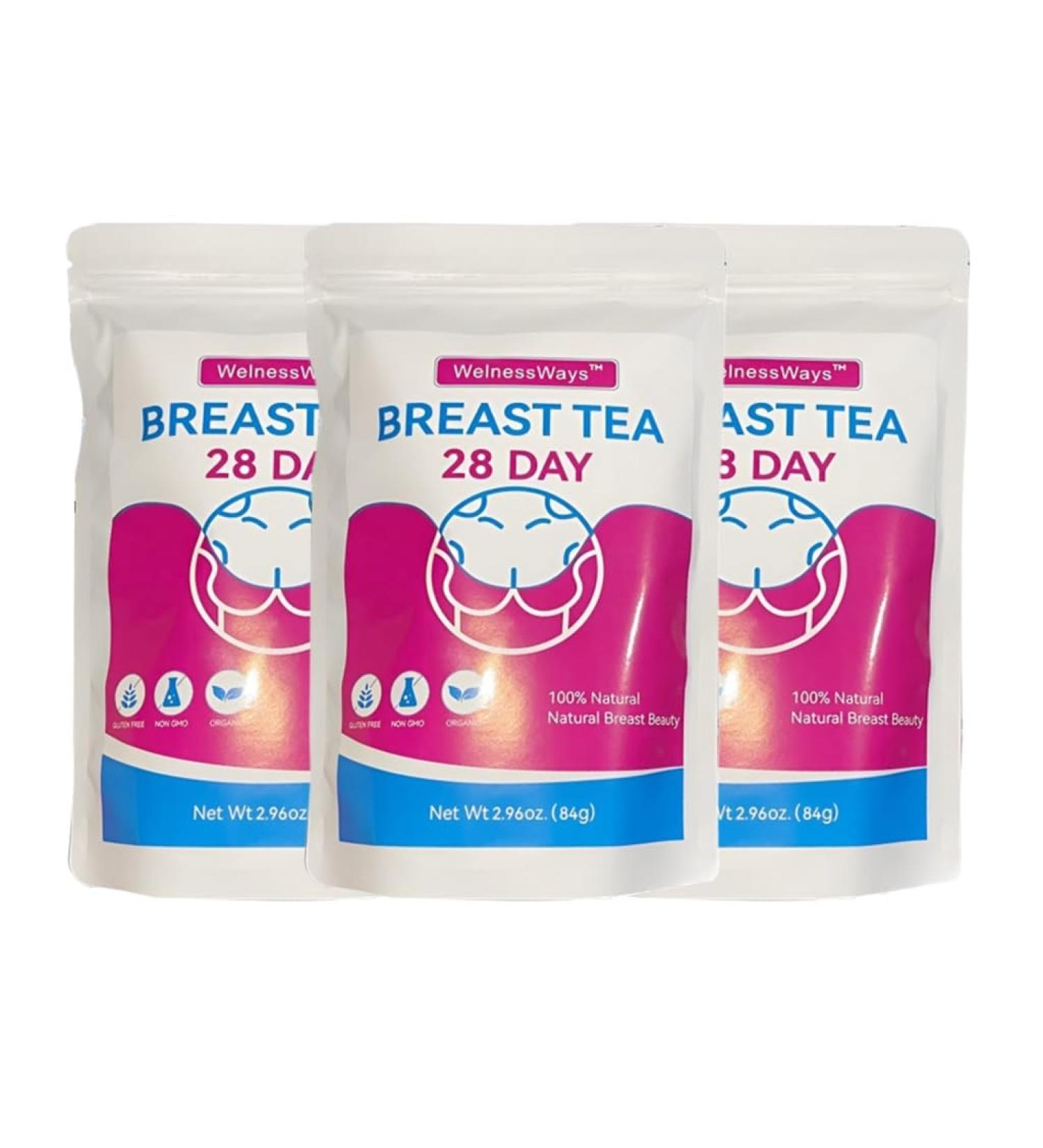 Tisane For La Poitrine - Th Soin Buste 28 Jours M lange D'herbes Naturelles For La Forme Et Le Maintien Des Courbes De La Poitrine Tisane Bien- tre Quotidienne(3PCS) - Buy Online on GoSupps.com