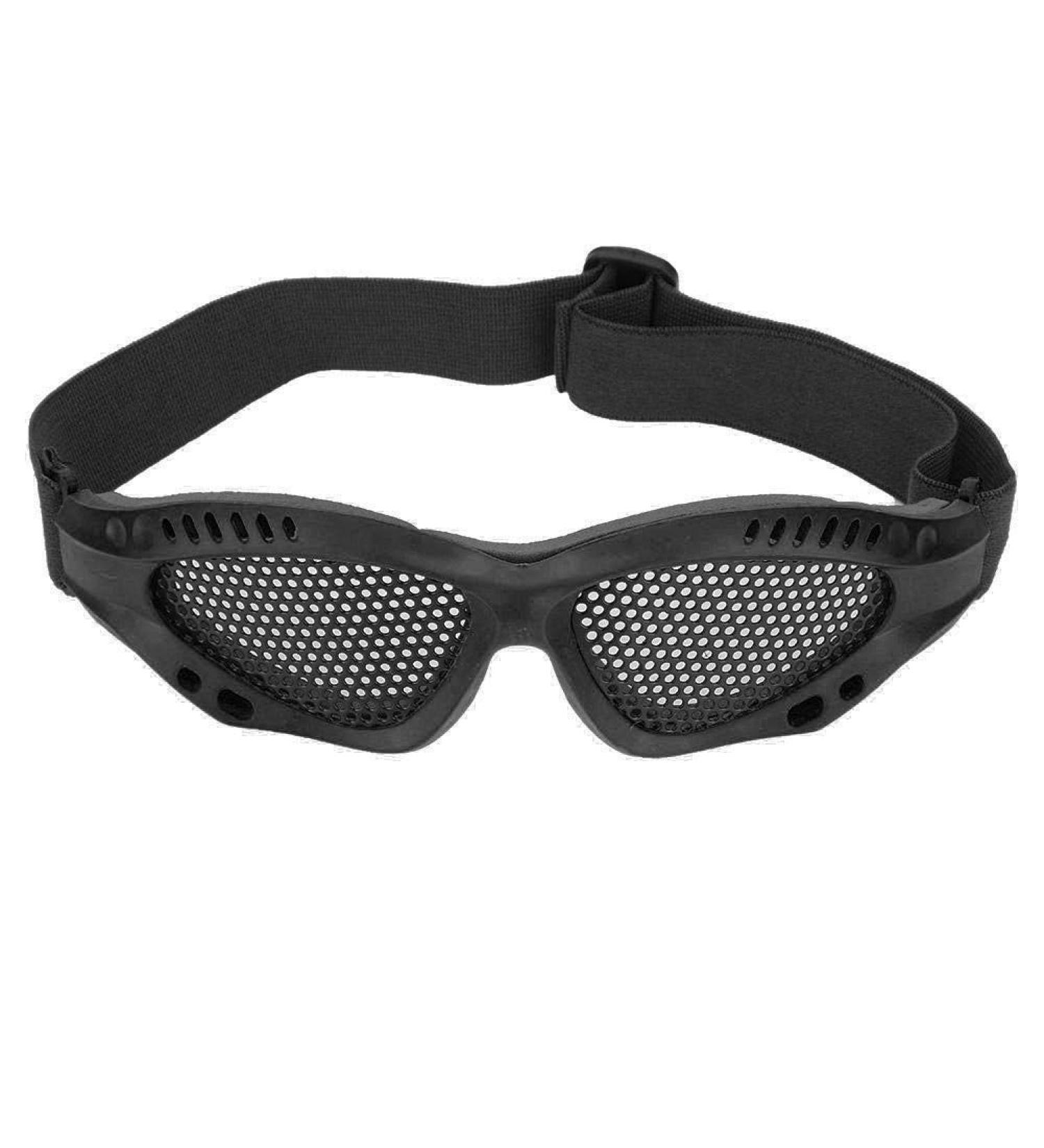Buy Soluptanisu Lattice Protective Glasses for Airsoft - Adjustable Tactical Military Mesh (Black) - Buy Online on GoSupps.com