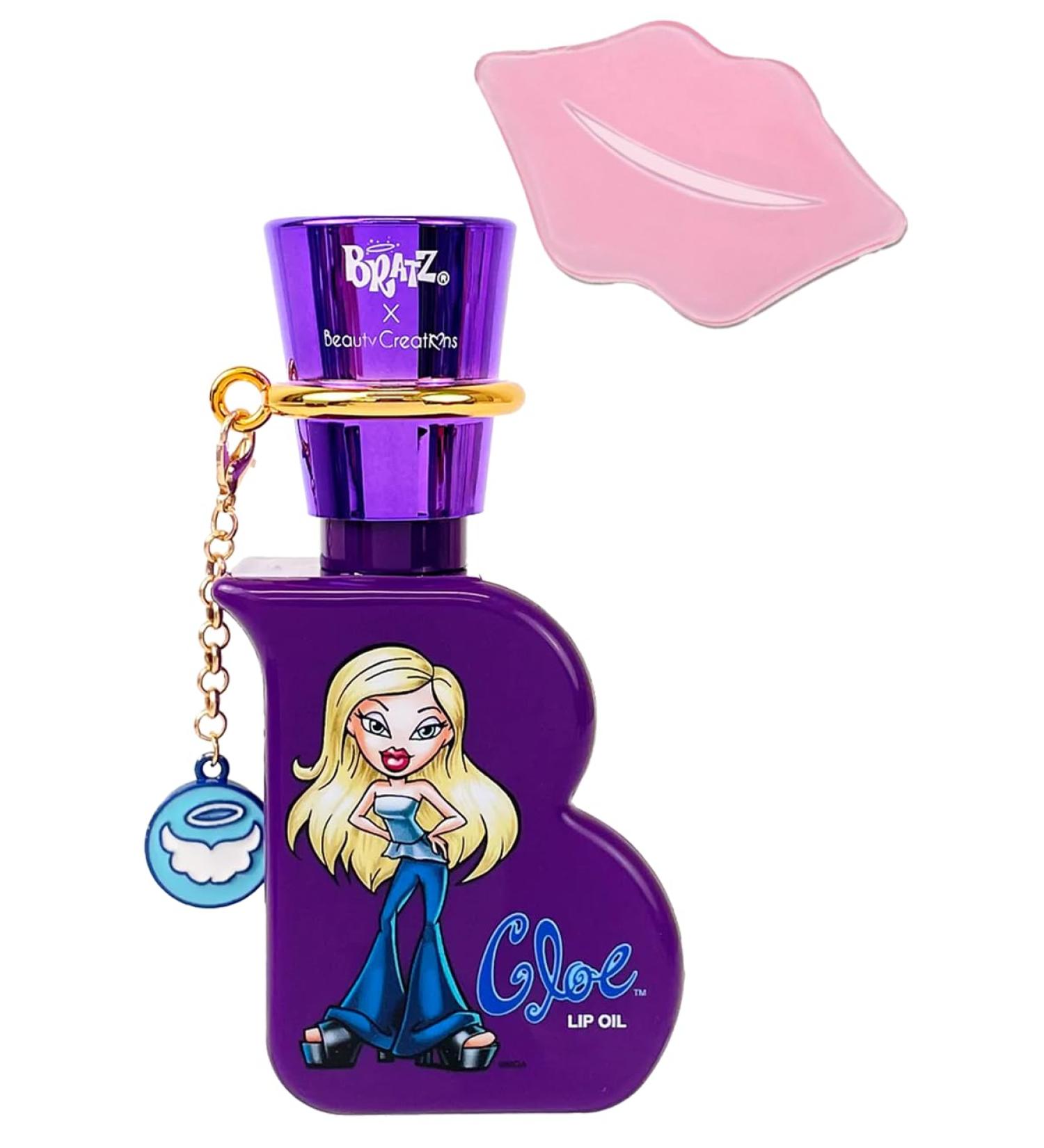 Glam Lux Beauty Bundle Vanilla Scented Lip Oil w Collagen Lip Mask Moisturizing & Shiny Lip Gloss (Cloe 1 count)