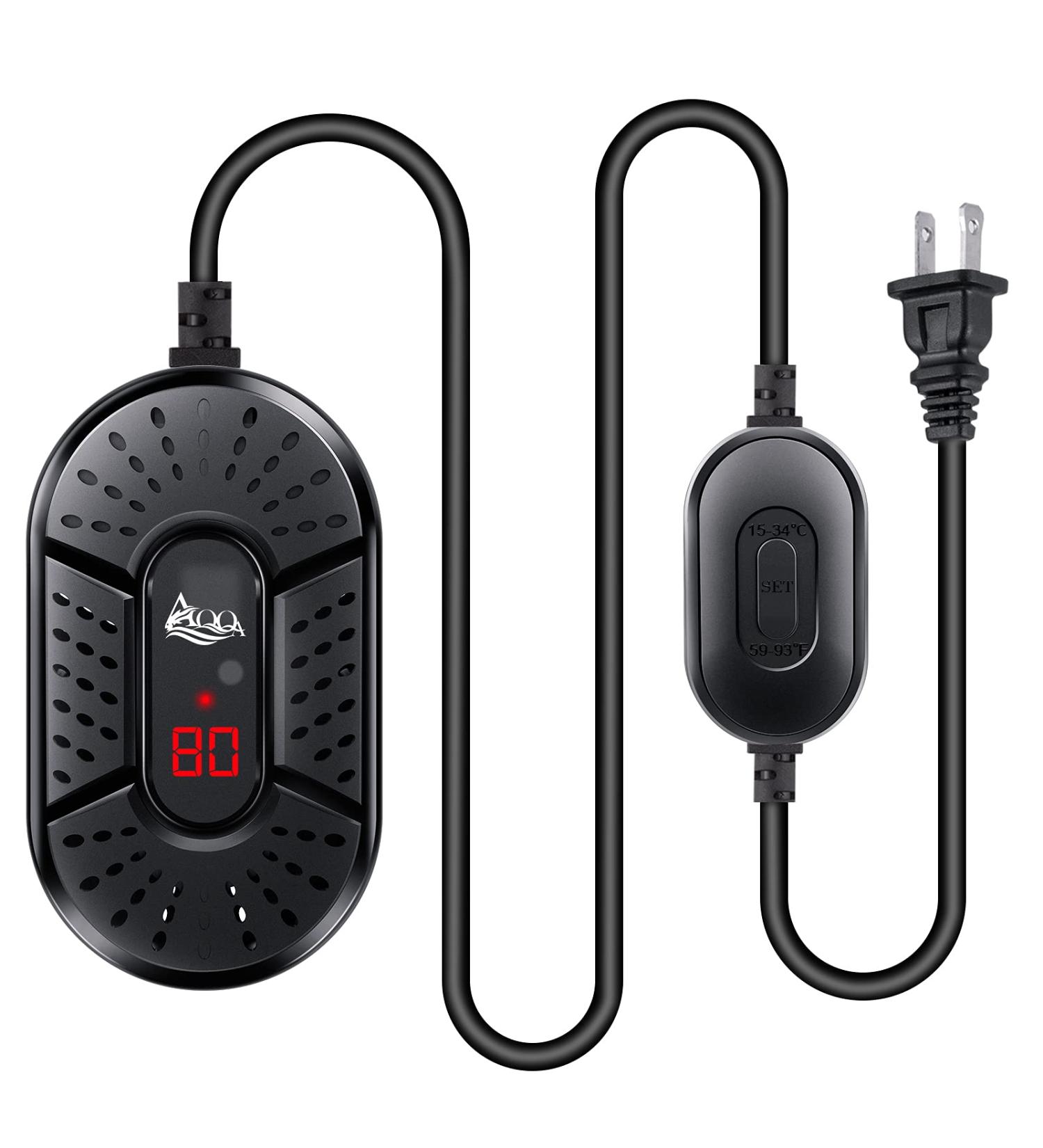 AQQA 15W Small Aquarium Heater - Submersible Fish Tank Heater for 1-5 gallon Betta and Turtle Tanks - Buy Online on GoSupps.com