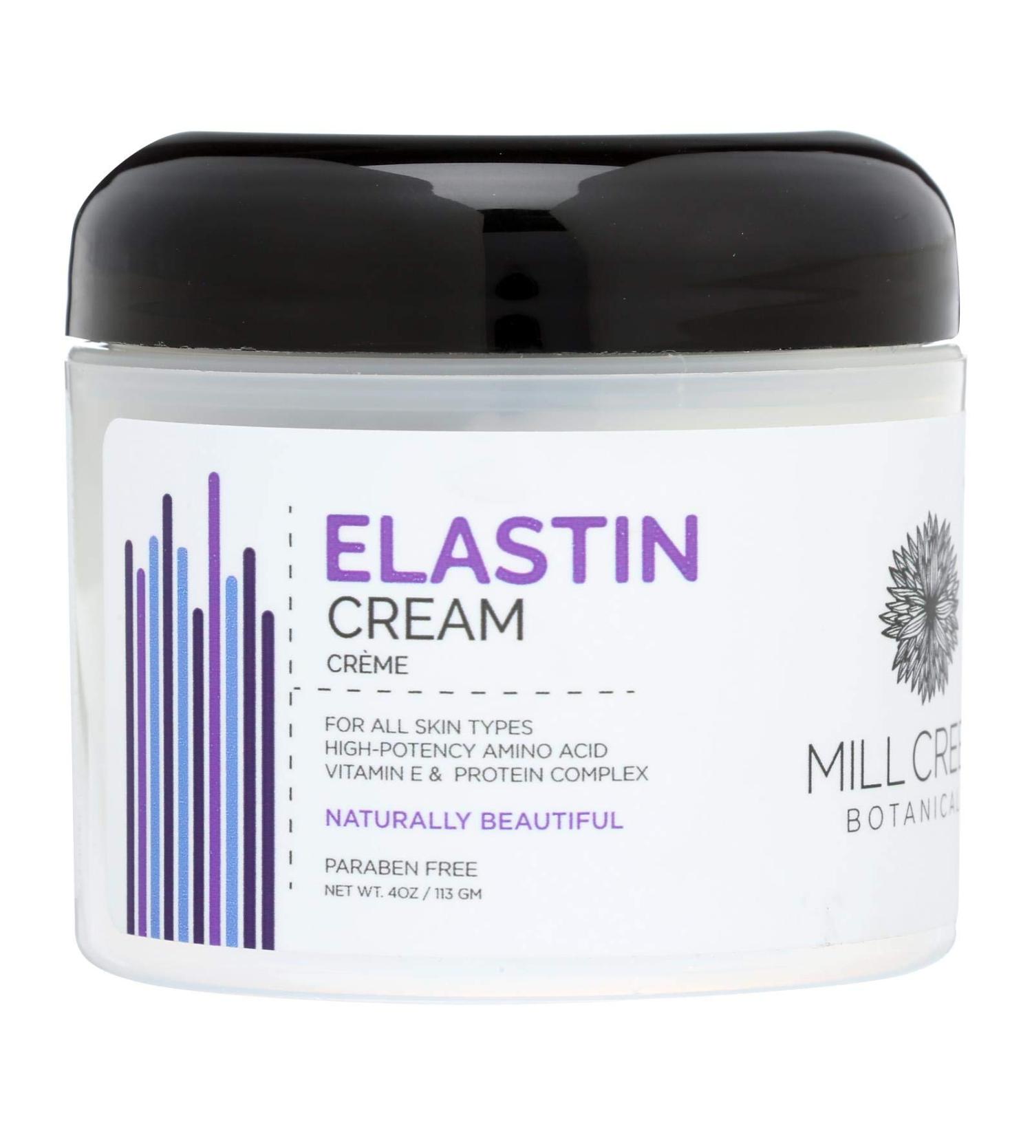 MILL CREEK Botanicals Elastin Cream - 4 oz (Pack of 4)