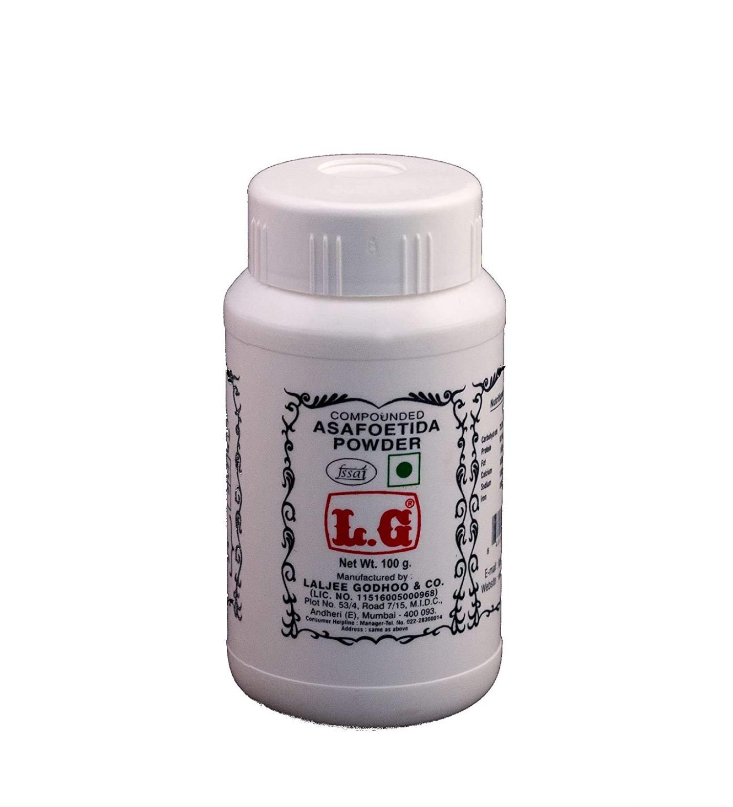 LG Hing (Asafoetida) 100g (3.5oz) - Premium Quality Spice for Authentic Indian Cuisine - Buy Online on GoSupps.com