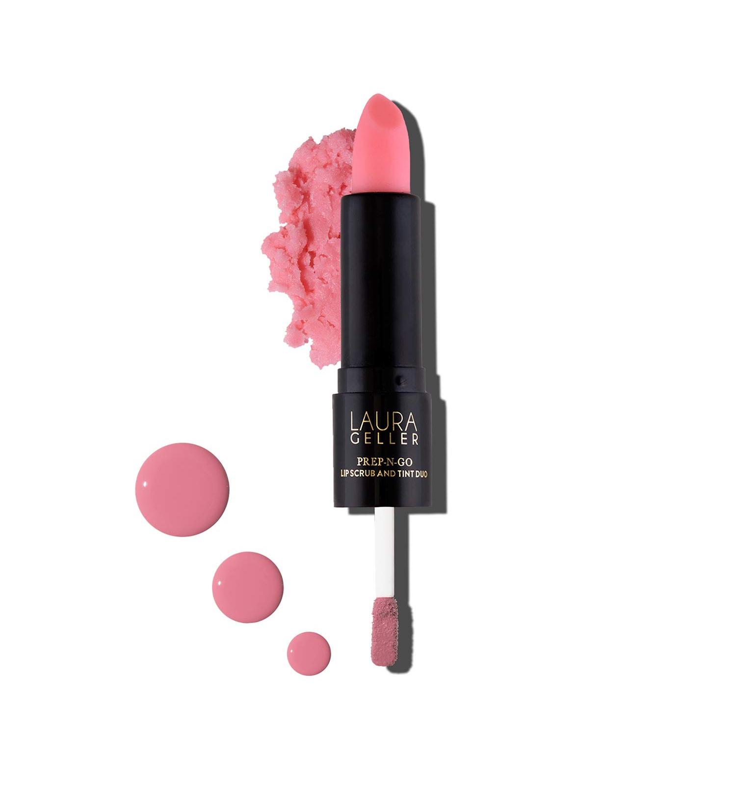 LAURA GELLER NEW YORK Prep-n-Go 2-in-1 Lip Scrub & Lip Oil Tint - Rush Hour - Buy Online on GoSupps.com