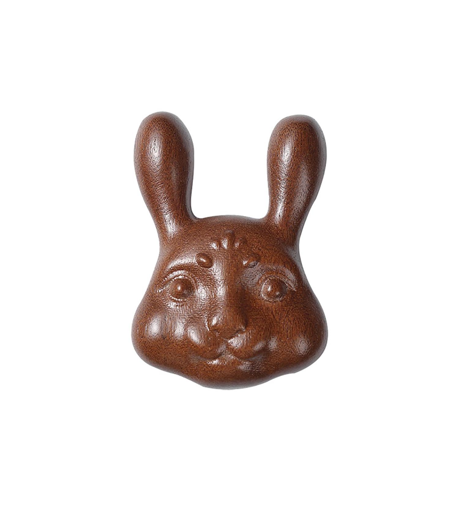 Rabbit Head Sandalwood Gua Sha Tool | Anti-Static Face Massage Tool for Glowing Skin - Buy Online on GoSupps.com