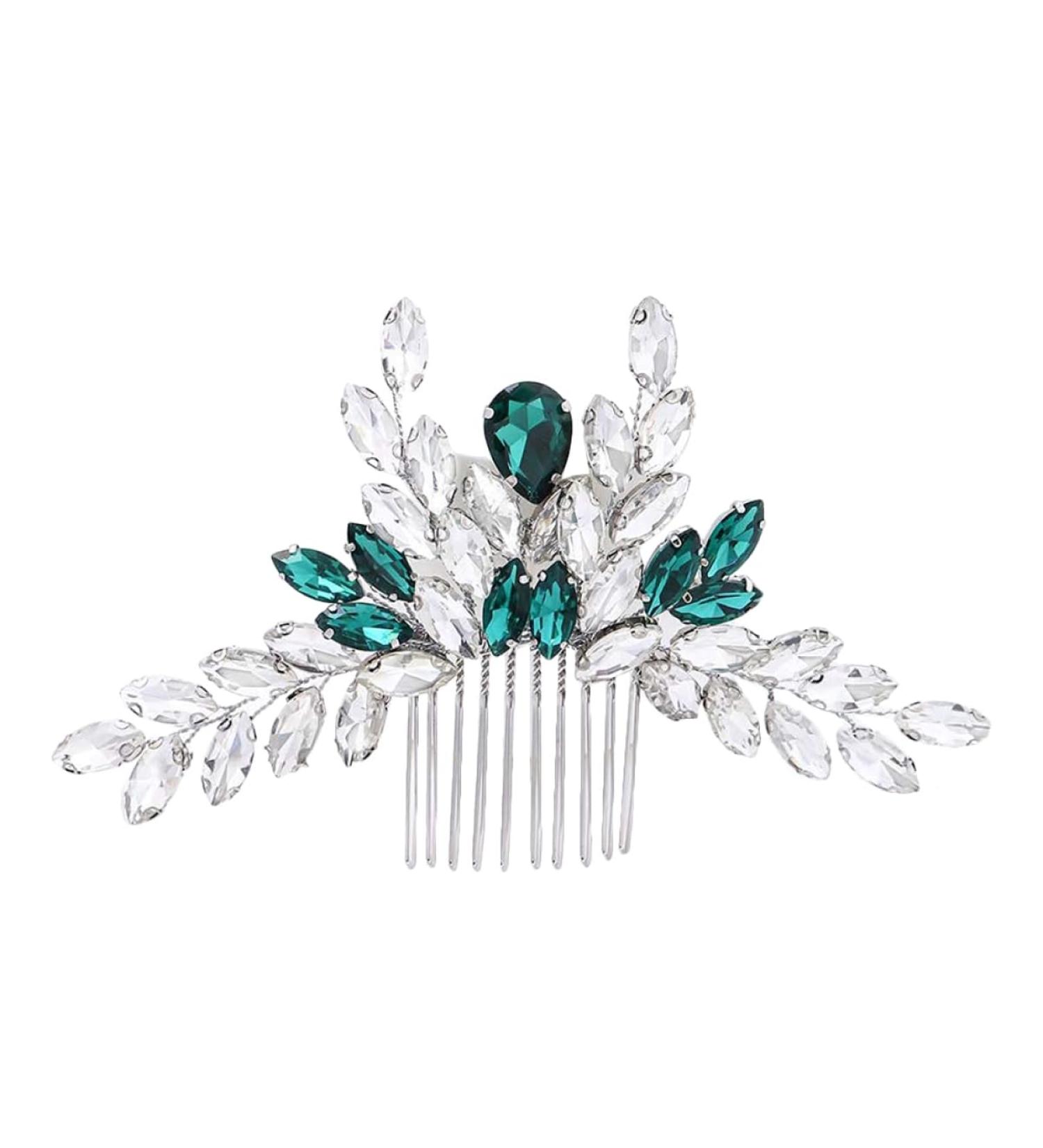 DOITOOL Bridal Comb Bridal Hairpins Wedding Hair Clip Hair Insert Crystal Headpiece Hair Teasing Comb Rhinestone Barrettes Hair Combs Bride Western Style Accessories Alloy Dinner Party - Buy Online on GoSupps.com