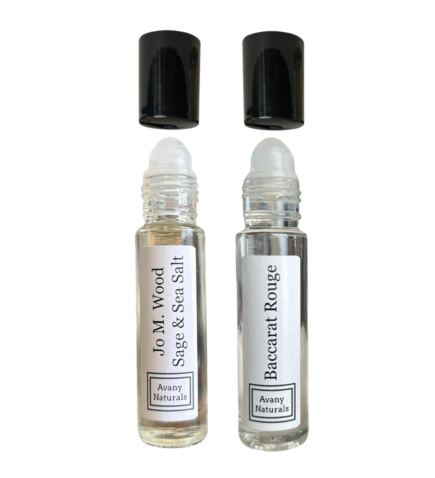 Perfumed Body Oil Samples - Mini Perfumes Women Rollerball Fragrance Oil Small Perfume for Woman Travel Size Cologne 2 pc (Woody Duo) - Buy Online on GoSupps.com