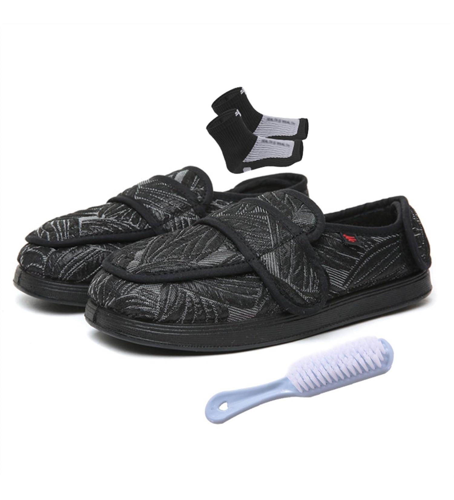 Buy Women's Adjustable Diabetic Shoes | Breathable Support for Swollen Feet | Ideal for Pregnancy & Edema - Size 6B Black - Buy Online on GoSupps.com