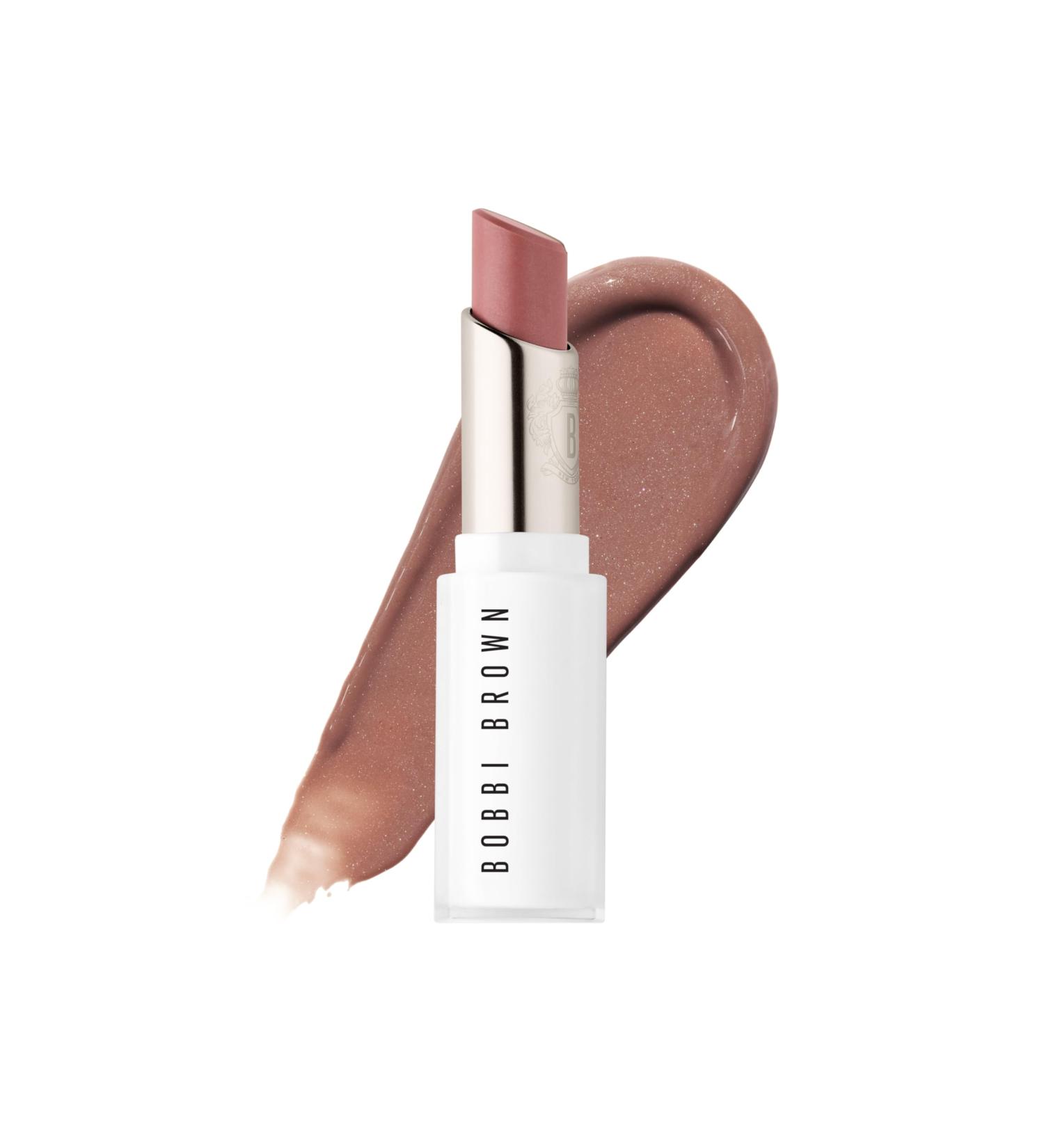 Bobbi Brown Extra Color Shine | Lipstick-Like Color with Balmy Hydration & Water-Glazed Shine | Jojoba & Safflower Botanical Blend 0.1 Ounce Nude Sugar (Cool light pink with pink & silver pearl) - Buy Online on GoSupps.com