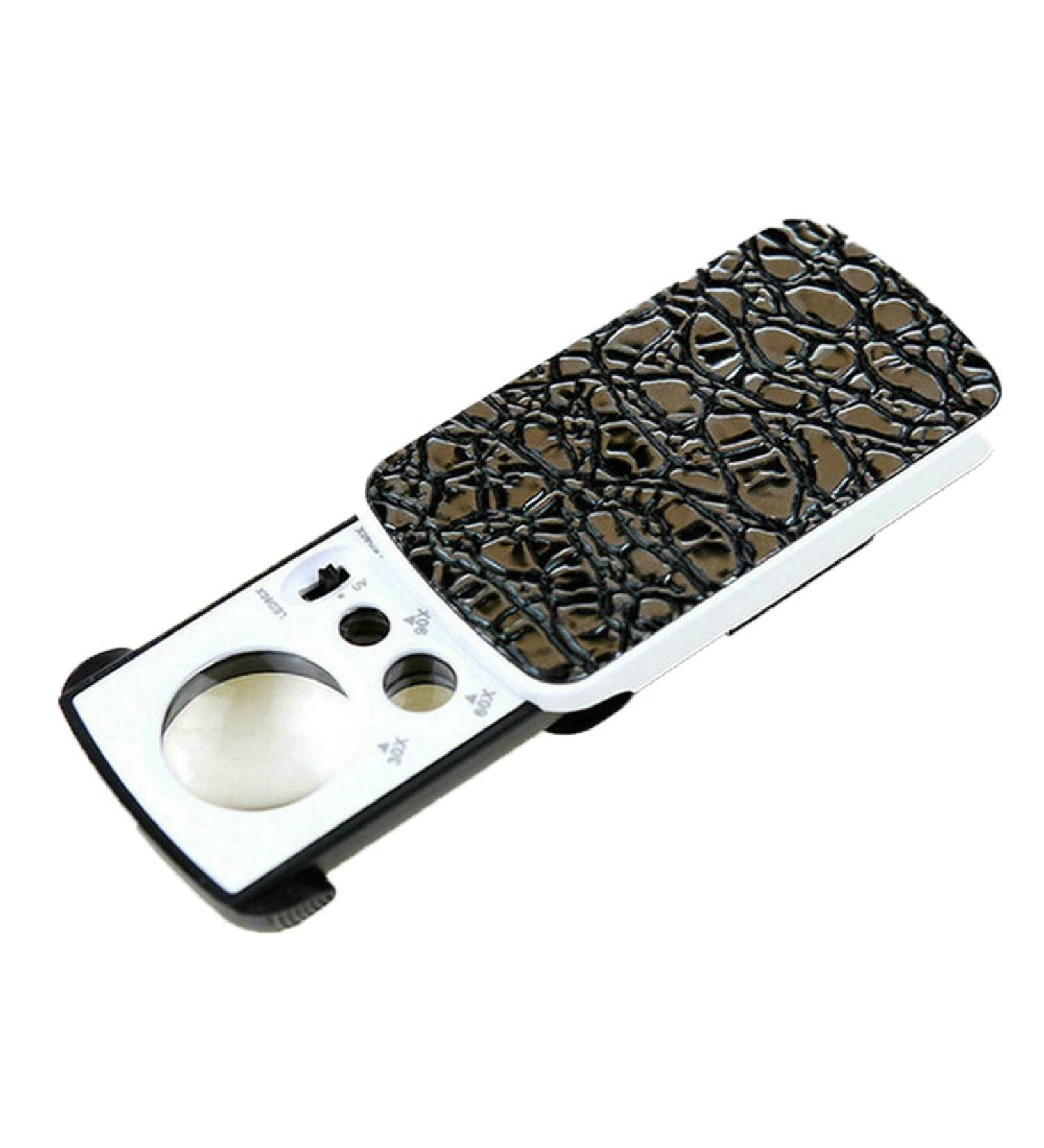 Magnifying Glasses Educational Hobby Magnifiers Portable Magnifier High-Pull Extended Mirror Light 30/60/90 Times Antique Jewelry Appraisal Comfortable Anniversary - Buy Online on GoSupps.com