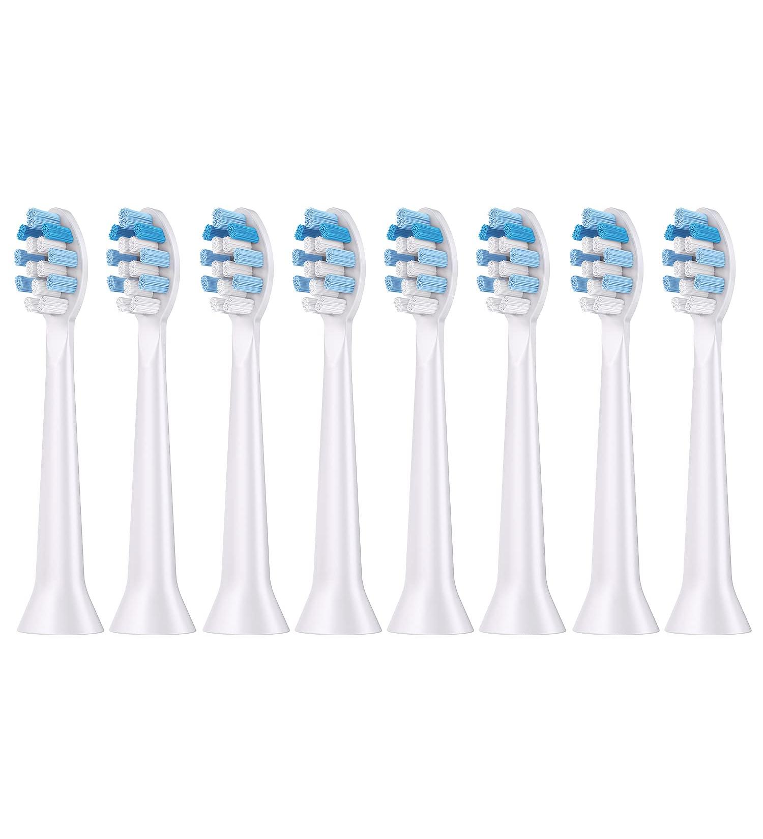 8 Pack Replacement Toothbrush Heads Compatible with Philips Sonicare | Fits Models C2 C3 C1 G2 W 4100 Hx6250 Hx9023/65 Diamond-Clean G3 W3 A3 | High Quality Brush Heads - Buy Online on GoSupps.com
