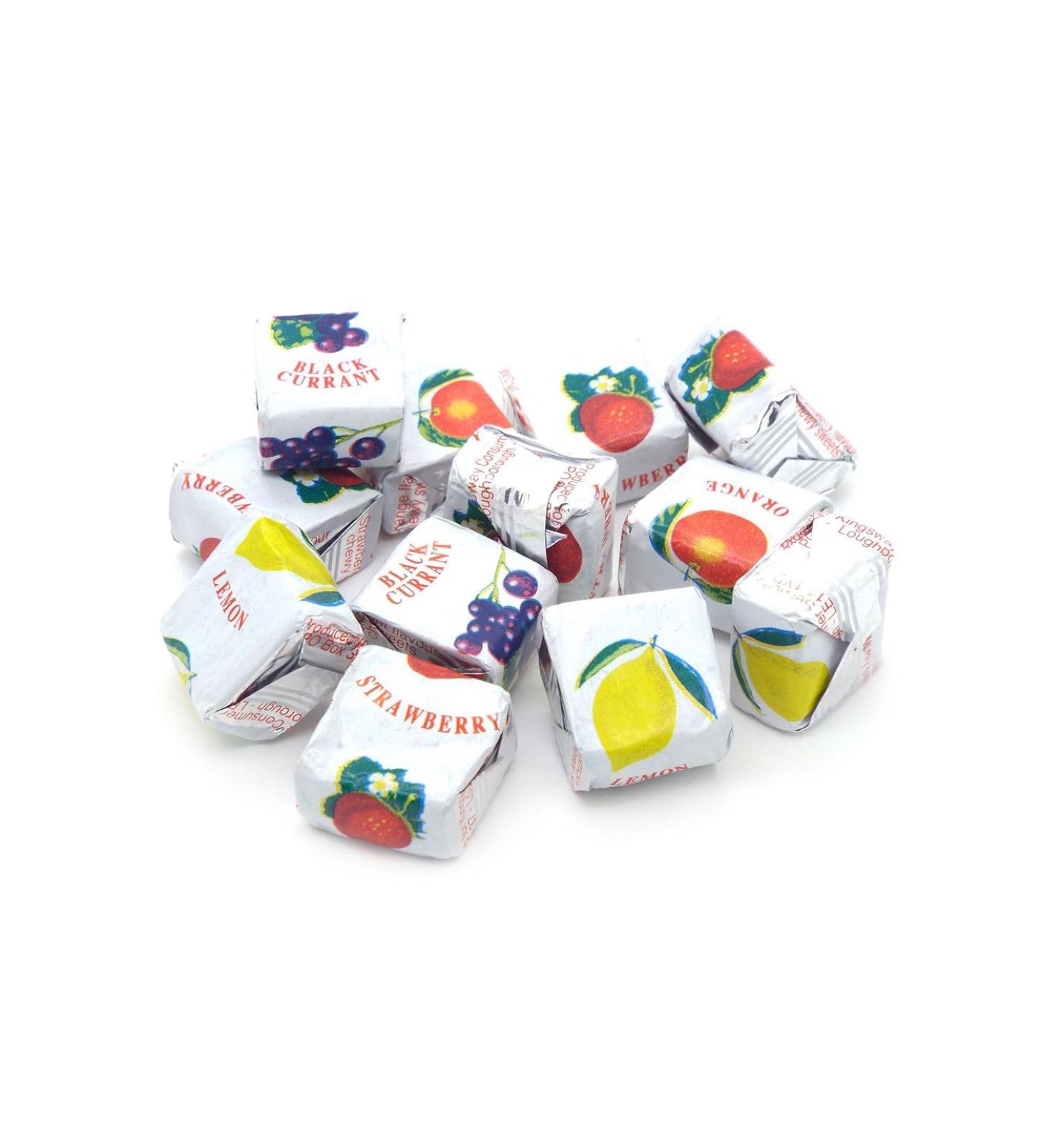 Fruit Caramels - 1000g Chewy Sweets