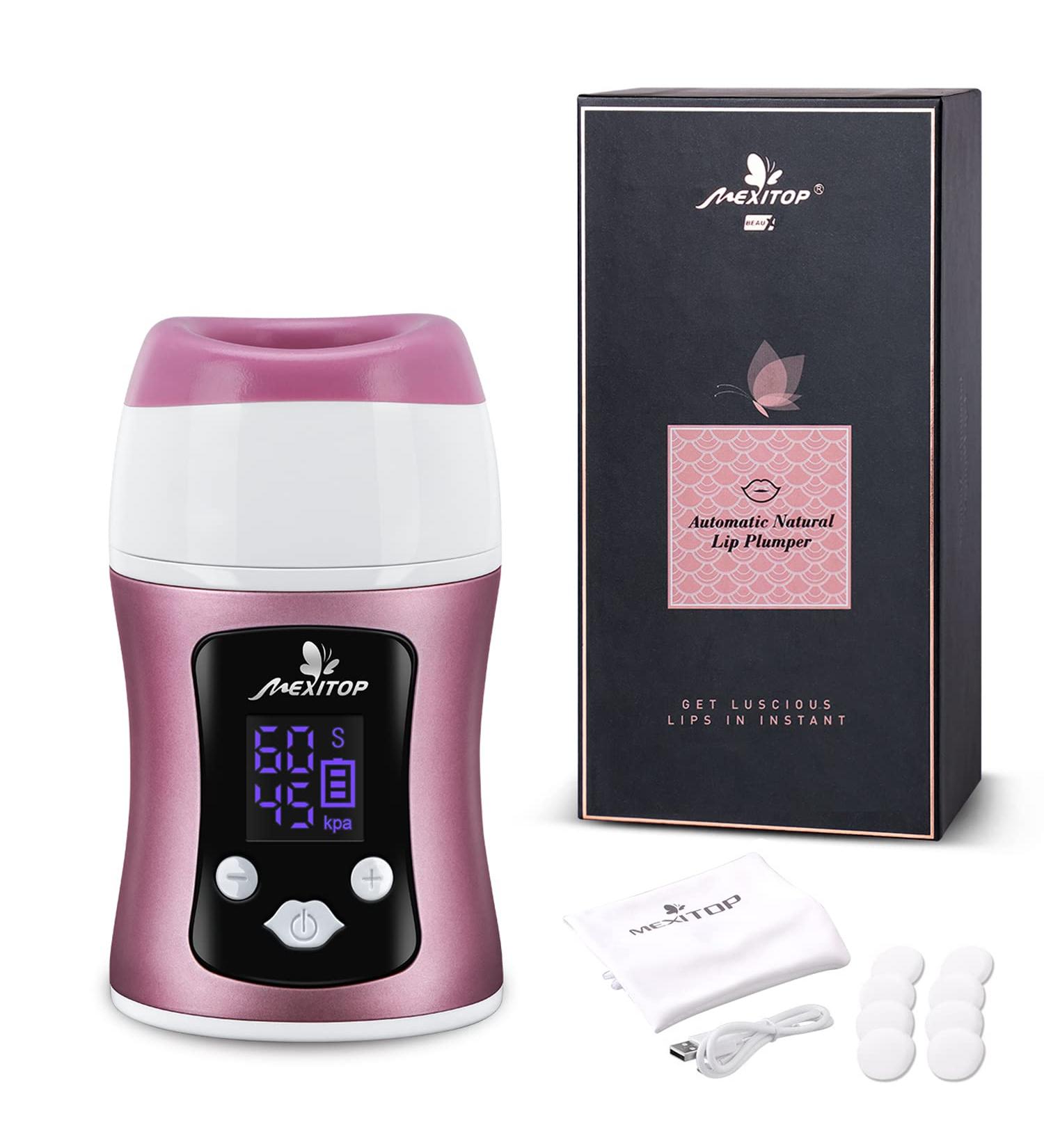 Natural Automatic Lip Plumper Portable Hand-Size USB Charging lip plumper Fuller Lips Without Lip Fillers Lips Makeup Best Gift for Women Wife/Girl/Girlfriend - Buy Online on GoSupps.com