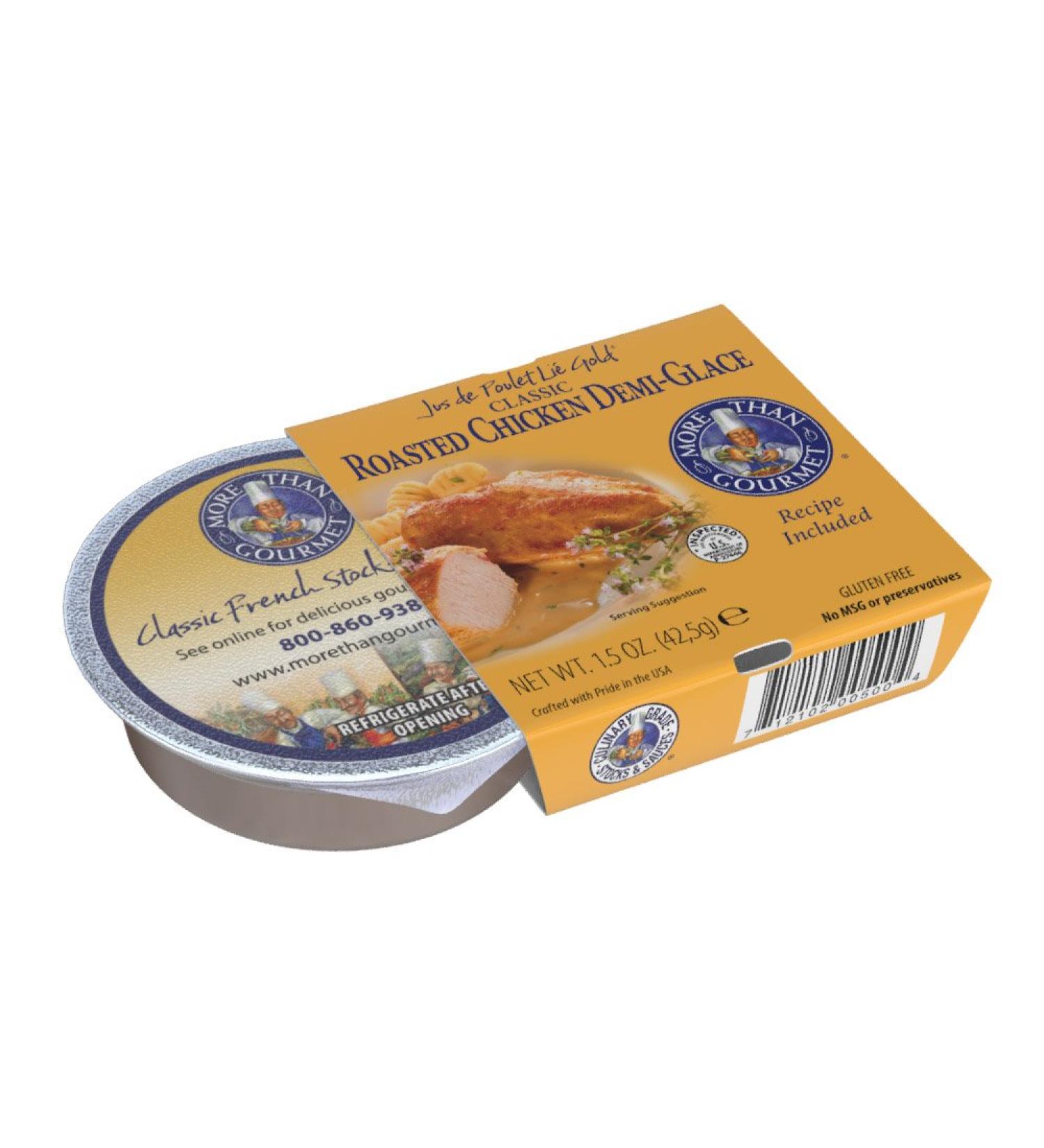 More Than Gourmet Roasted Chicken Demi Glace 1.5 oz - Pack of 6 - Buy Online on GoSupps.com