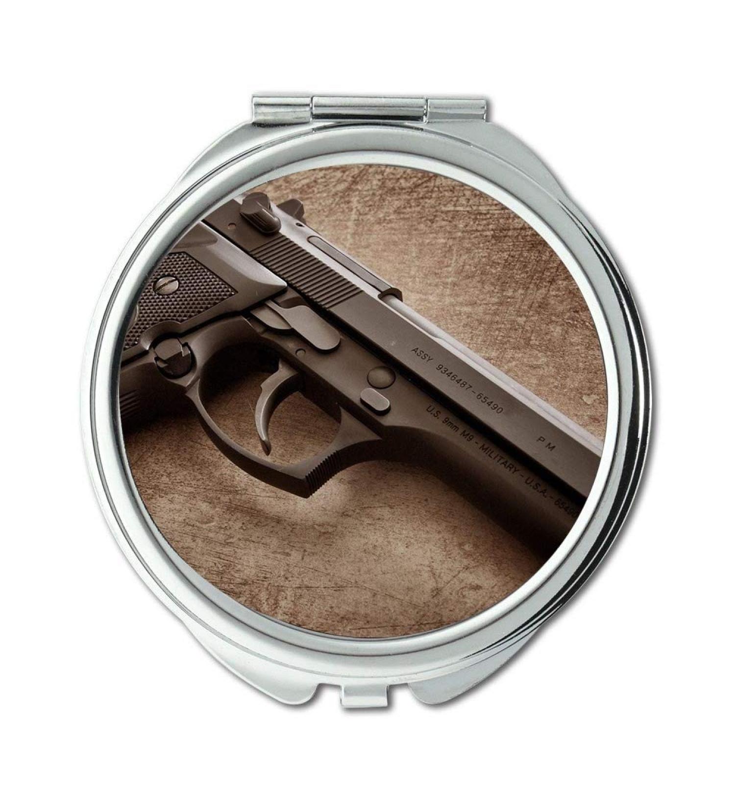YENDOSTEEN Mirror Compact Mirror gun store Round Mirror all gun pocket mirror portable mirror - Buy Online on GoSupps.com