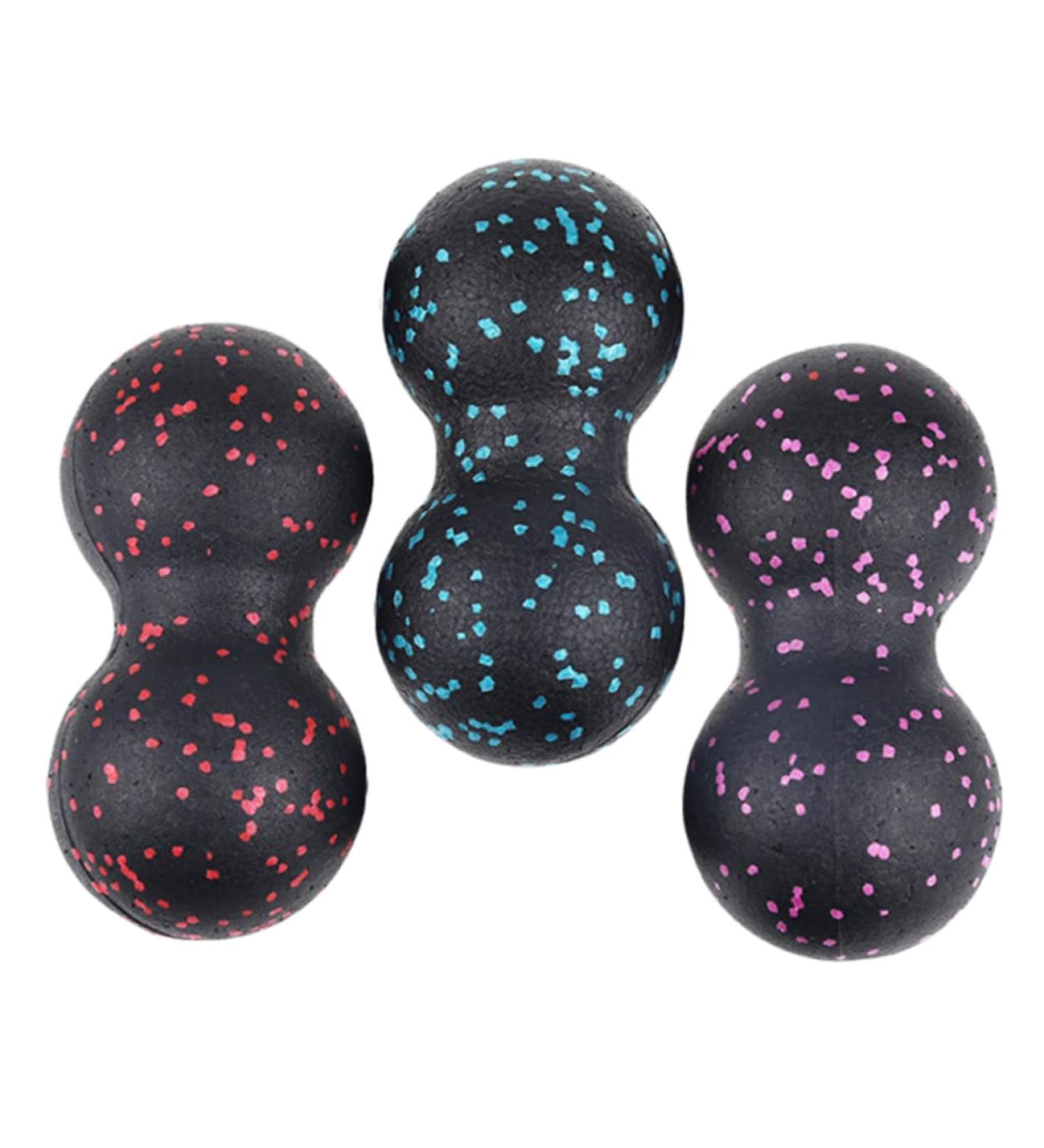Buy HAPINARY 3-Piece Peanut Yoga Roller Set | Peanut Massager Balls for Back & Shoulder Relief - International Shipping Available - Buy Online on GoSupps.com
