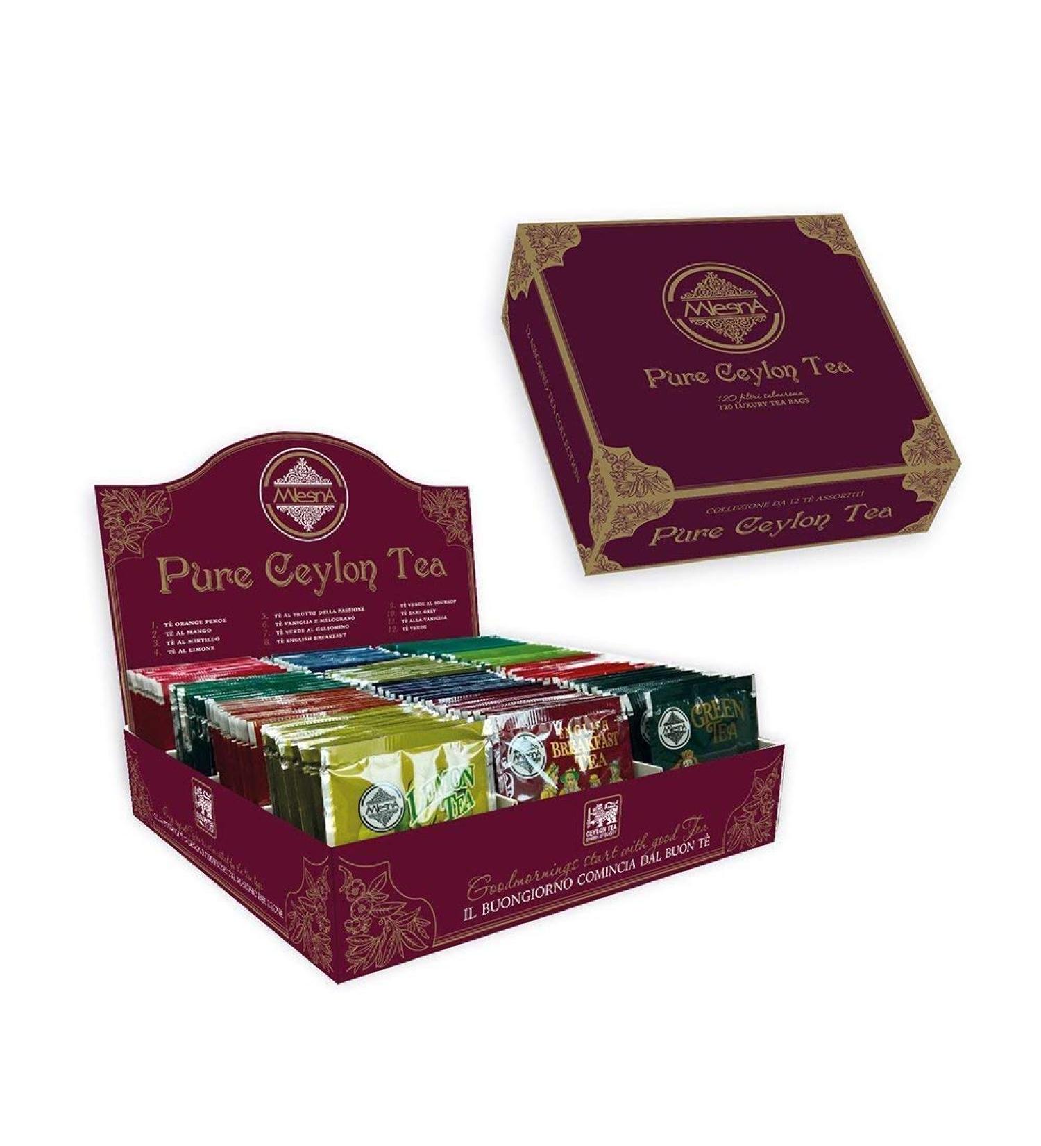 Mlesna TE' The MLESNA Pure Ceylon Tea Gift Set with 120 filters
