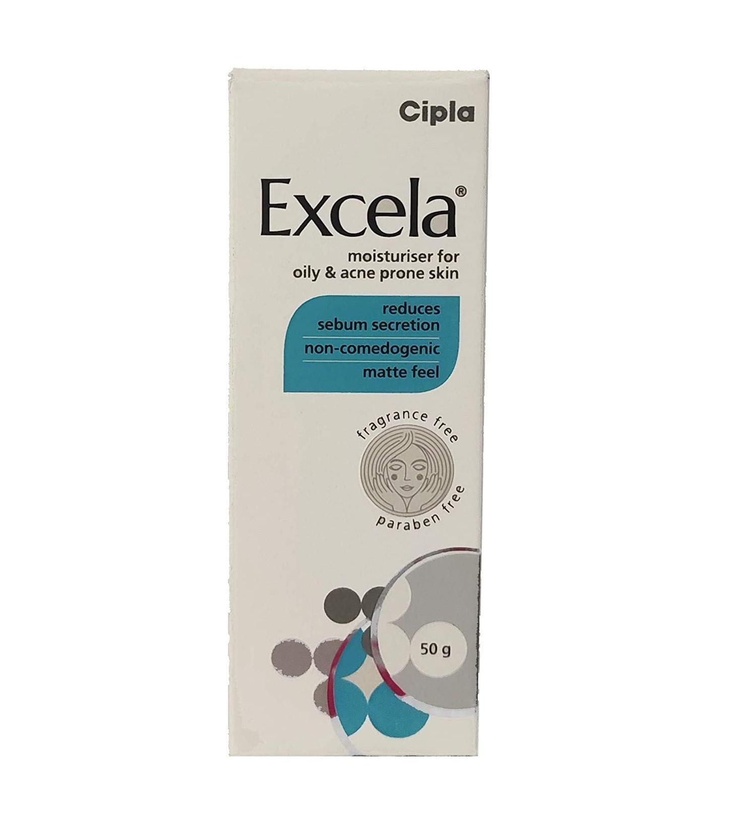 Fiico Avadh Cipla Excela Moisturiser for Oily & Acne Prone Skin 50g