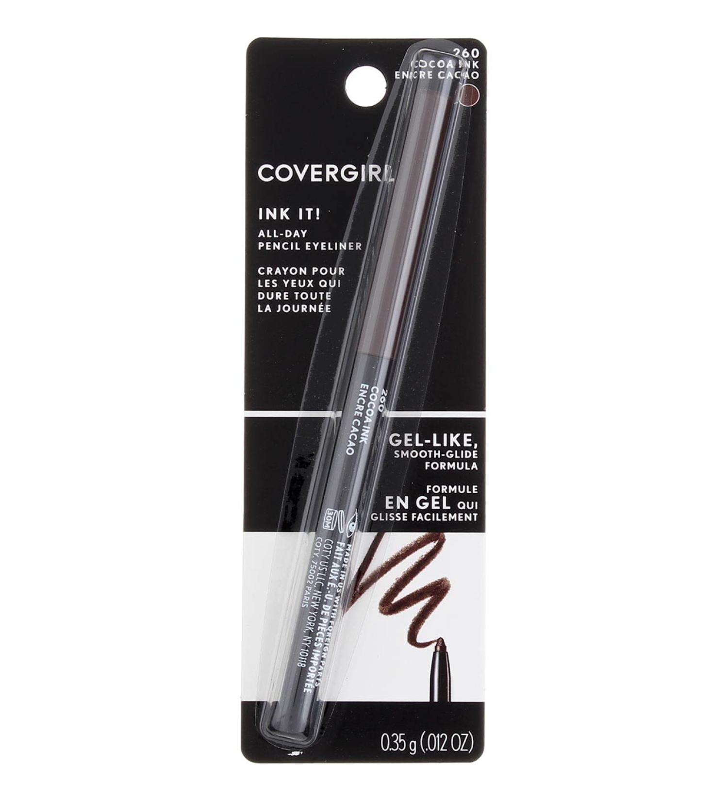 CoverGirl Ink It! Gel Eyeliner Cocoa Ink 260 - Pack of 4 (0.012 oz each) - Buy Online on GoSupps.com