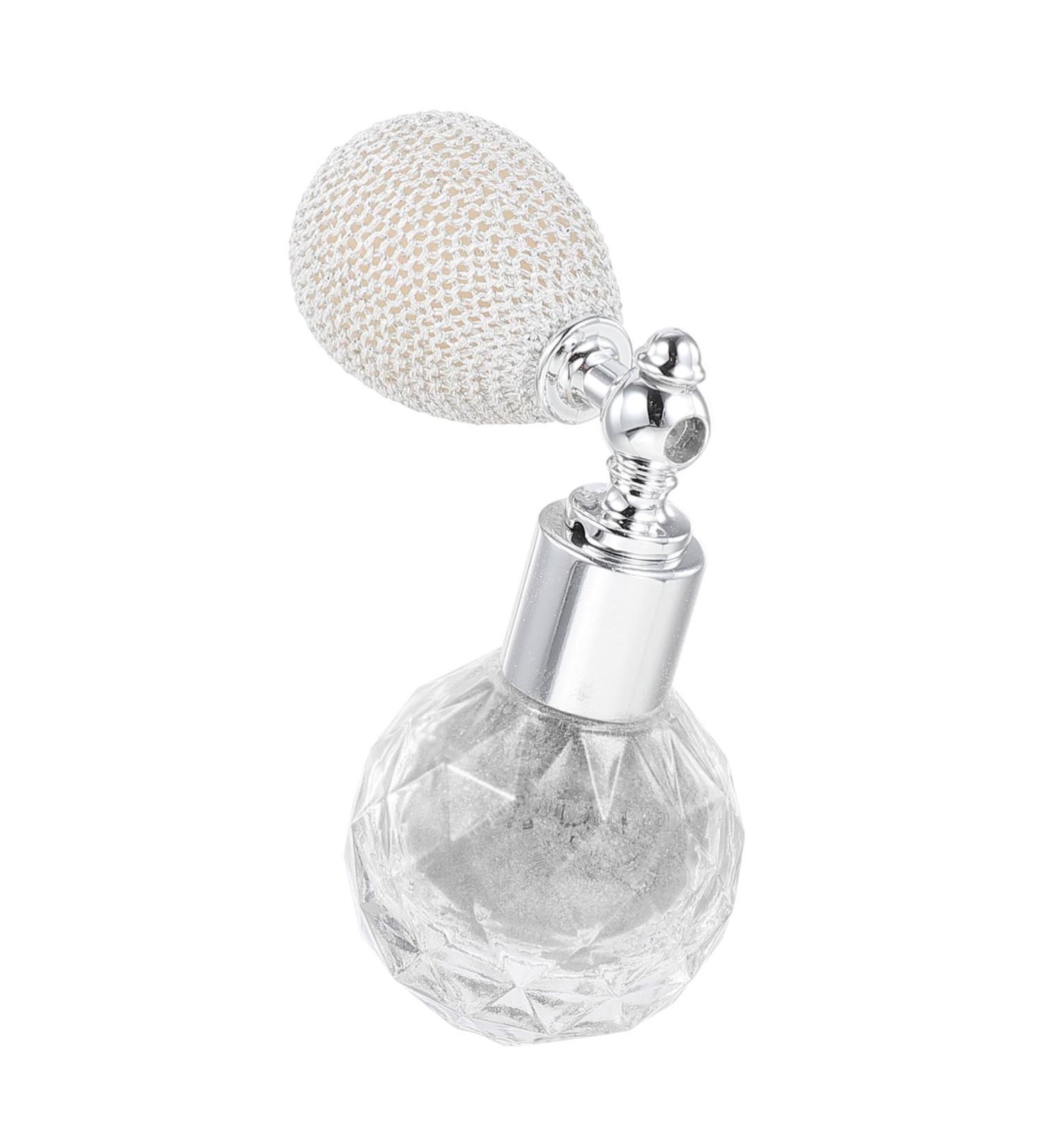 WOFASHPURET 1pc Body Air Bag Powder Spray Bottles Shimmer Sparkle Pressed Spray Loose Powder Sprayer Body Powder Silver medium - Buy Online on GoSupps.com