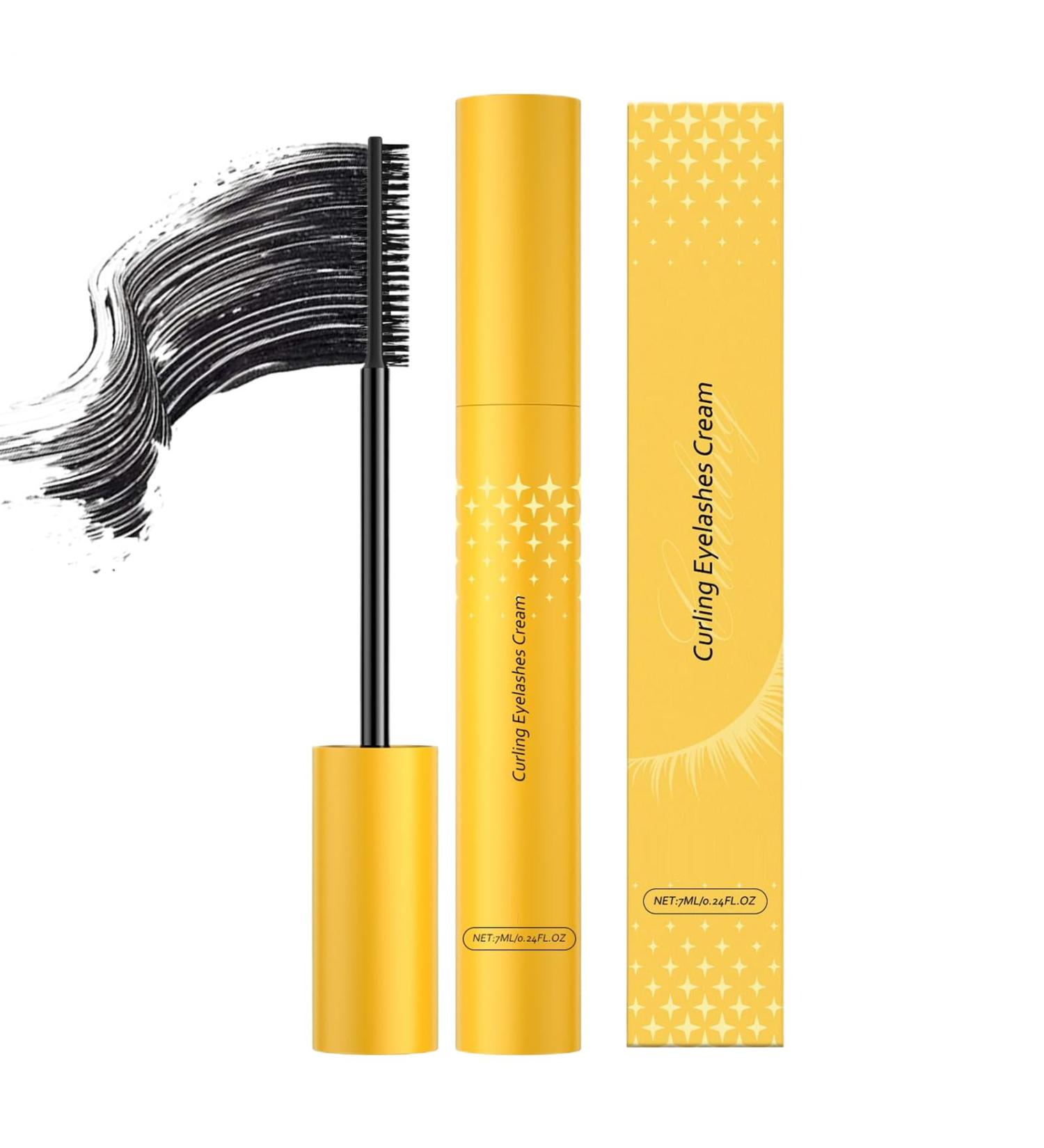  Krujecnt Lengthening Mascara | Volume Length 15g Waterproof Mascara | Anti-Stain Slimming Effect Without Clumping For Eyelash Care - Buy Online on GoSupps.com