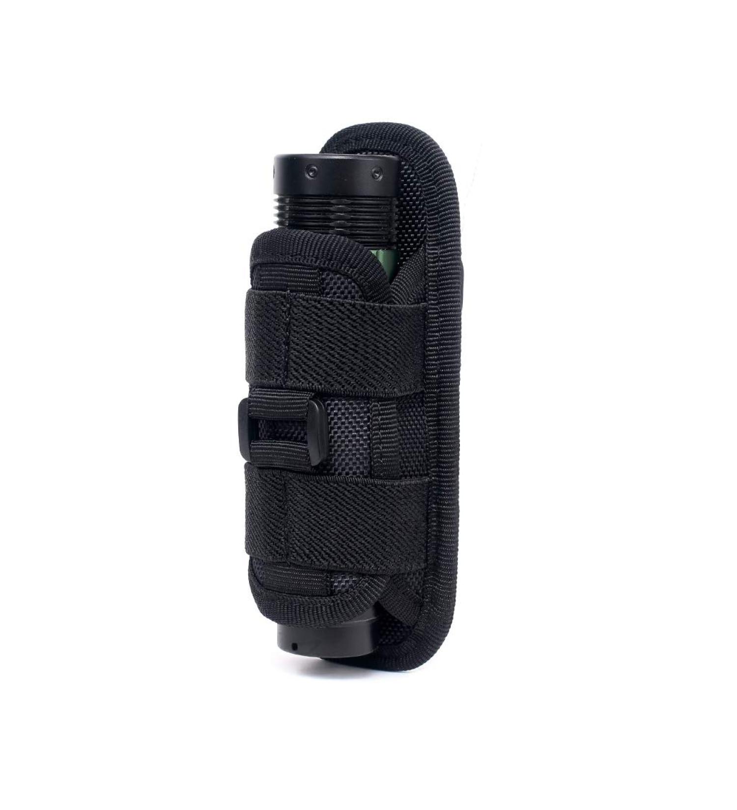Wynex Tactical Flashlight Pocket Holster | 360-Degree Rotatable Belt Clip & Carabiner Case for International Shipping - Buy Online on GoSupps.com