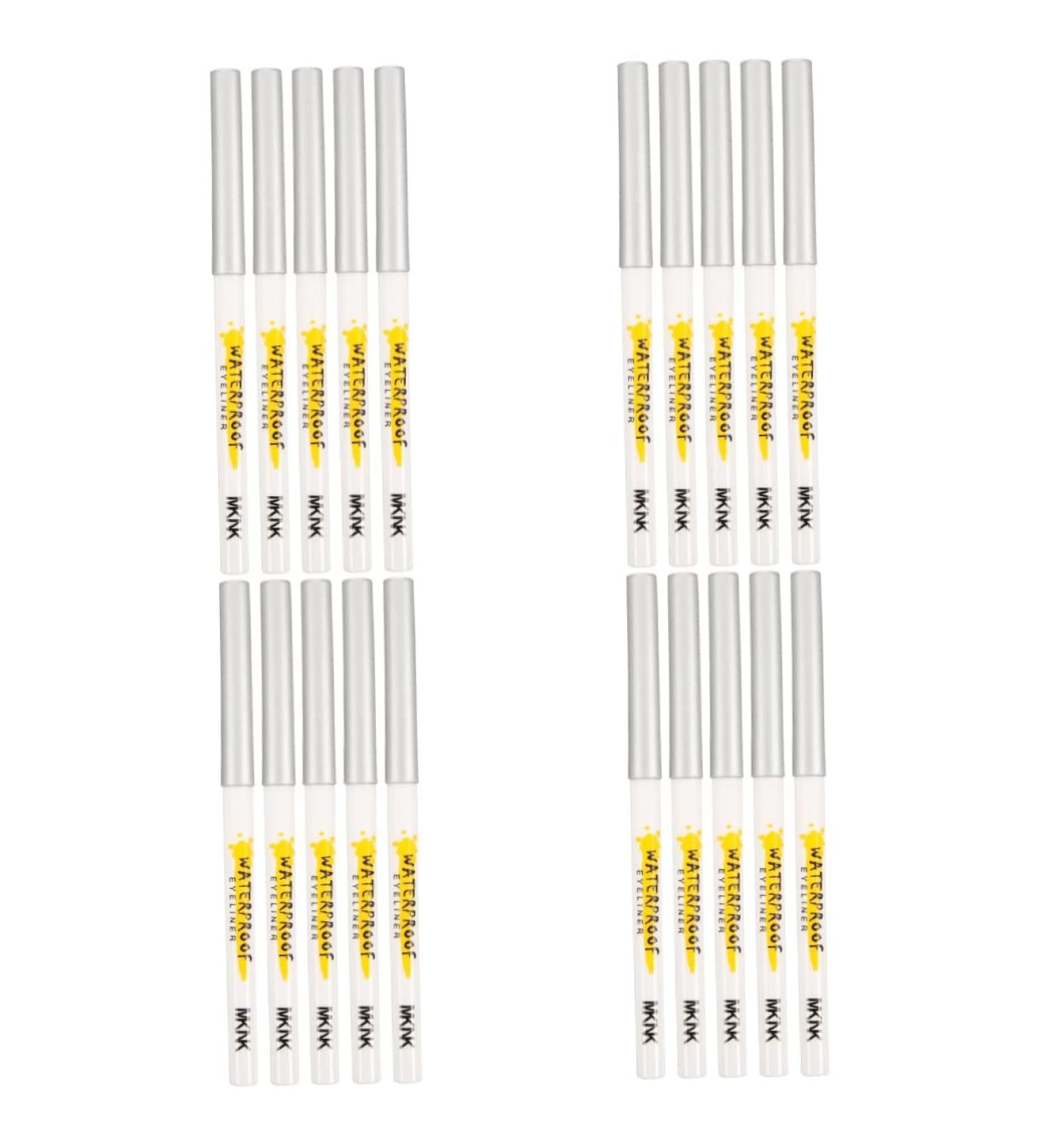 DOITOOL 20 Pcs White Lying Silkworm Pen Eyeshadow White Eyeliner Eye Shadow Cosmetics Matte Tool Girl - Buy Online on GoSupps.com