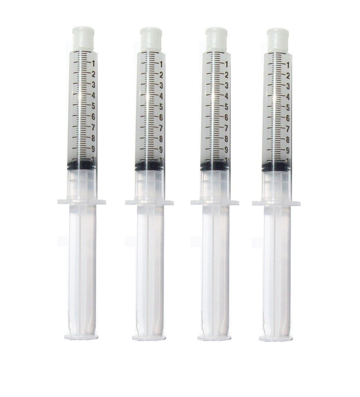 Teeth Whitening Gel 10ml Syringe 44% Carbamide Peroxide - 4 Pack - Buy Online on GoSupps.com