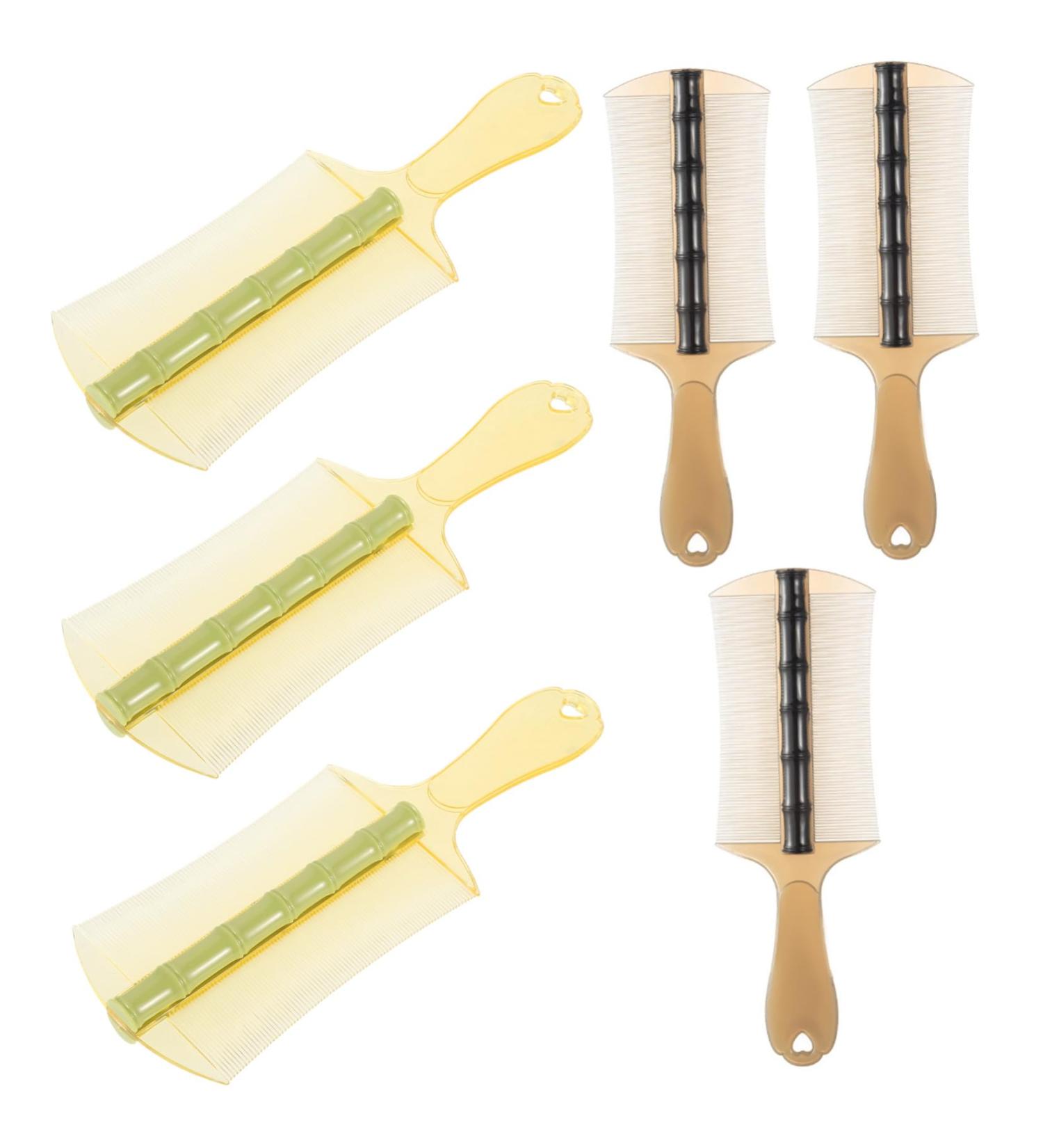 Peigne Antipelliculaire Double Face 6 Pi ces Manche Ergonomique Plastique pais Haute Densit limination Pellicules Cuir Chevelu Sec Toilettage Gar on et Filles Adultes Animaux - Buy Online on GoSupps.com