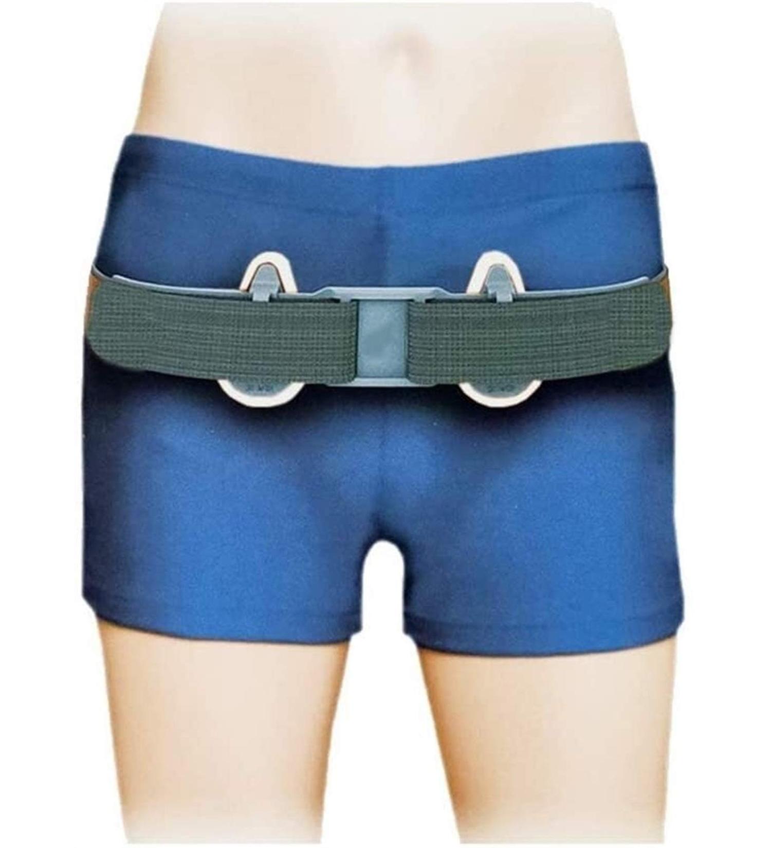 Samnuerly Adjustable Inguinal Hernia Belt for Men - Professional Medical Double Support Hernia Solution - Buy Online on GoSupps.com