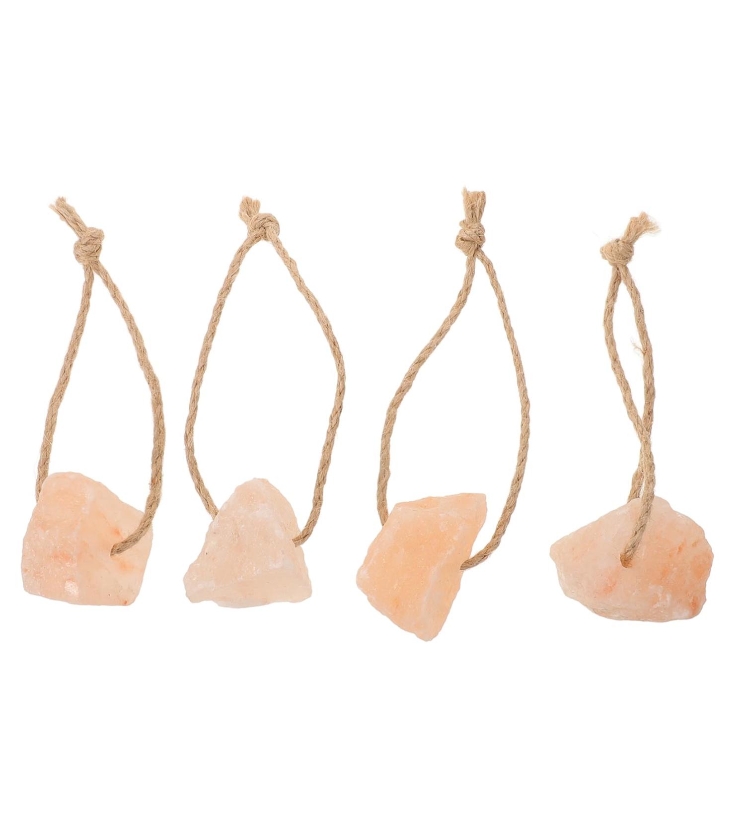 PAMINGONO 4pcs Salt Blocks Add Elements Pet Rabbit Salt Hamster Supply Hanging Lick Salt Rabbit Food Mineral - Buy Online on GoSupps.com