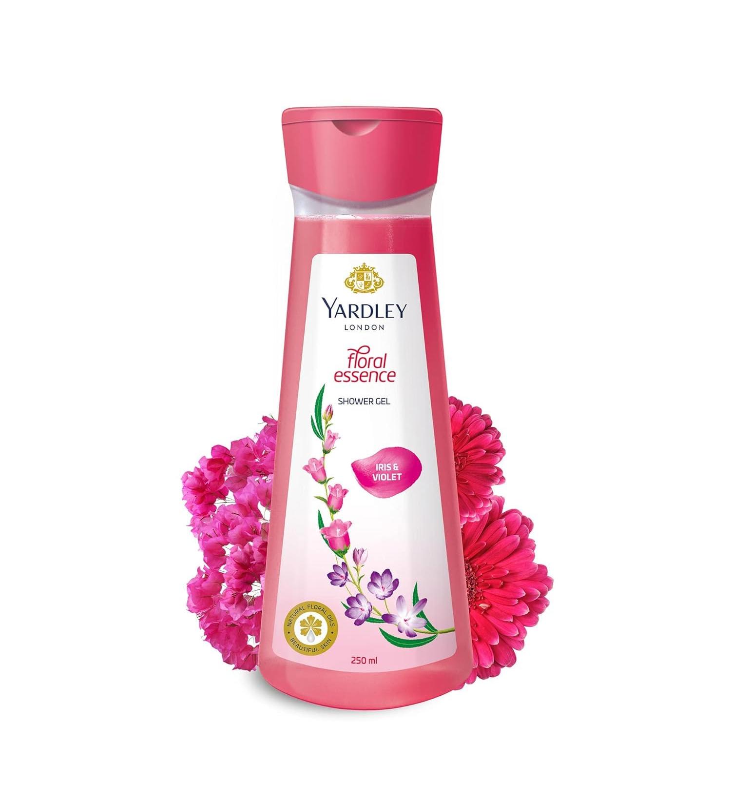 Buy London Floral Essence Shower Gel Iris & Violet 250ml | International Shipping Available - Luxurious Floral Body Wash - Buy Online on GoSupps.com