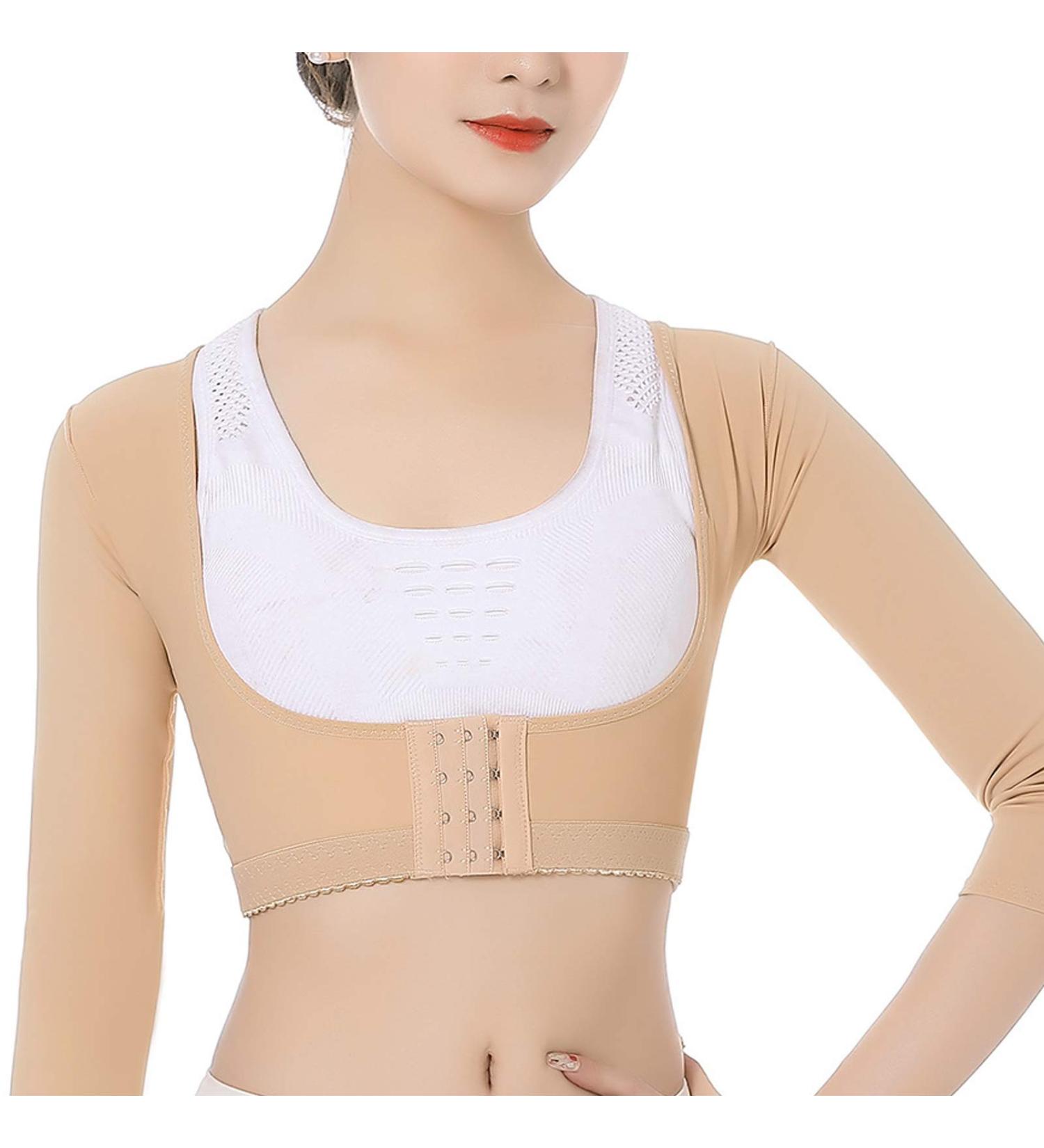 Bra Shapewear Women Upper Arm Shaper Compression Sleeves Upper Arm Shaper Shapewear for Women Sleeves Posture Corrector Slimmer Compression(L) - Buy Online on GoSupps.com