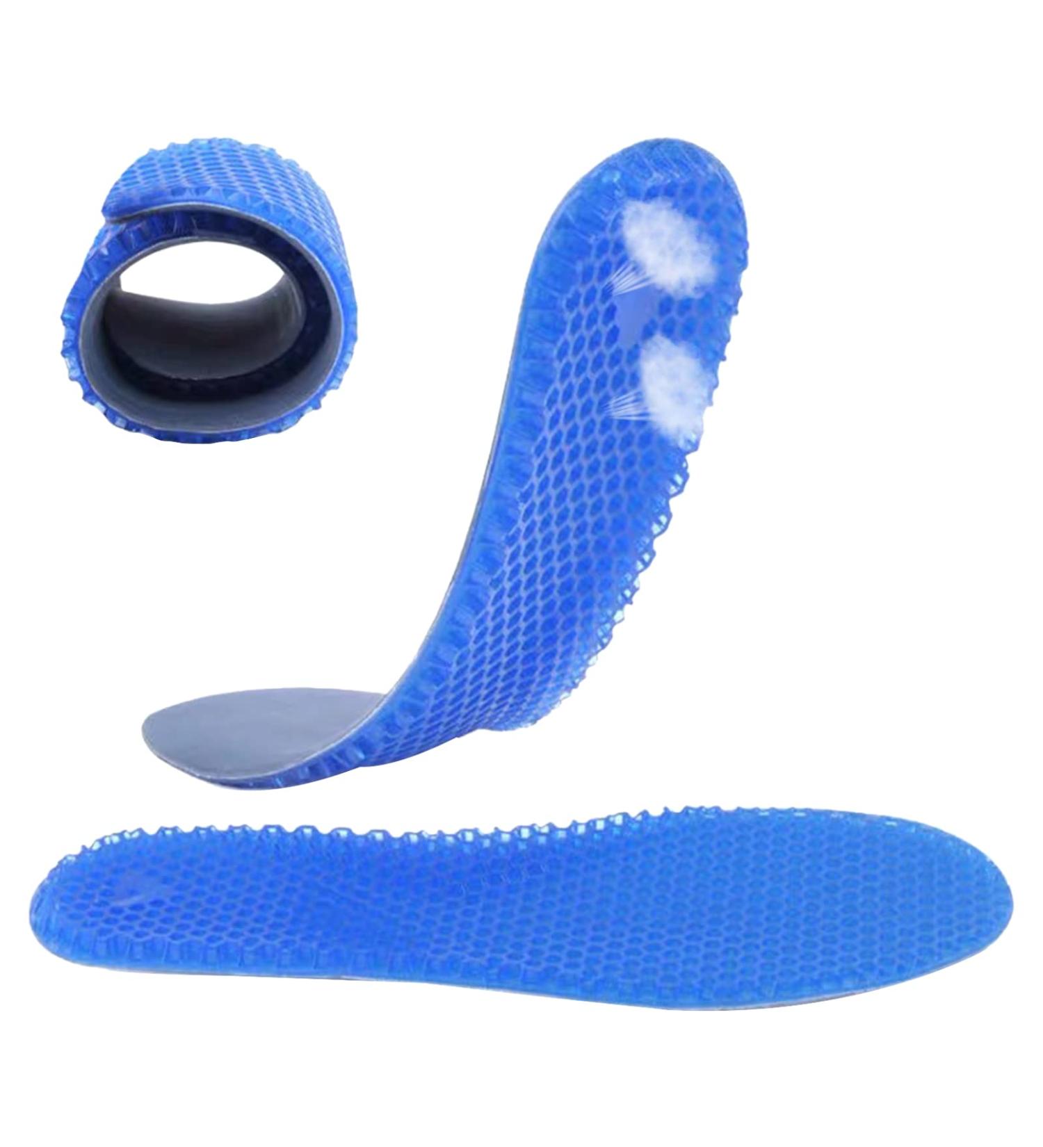 Cool & Breathable Gel Insoles for Women & Men - Flexible Arch Support & Pain Relief Shoe Inserts - Honeycomb Design Customizable Fit (Women s Sizes 4-8 - Buy Online on GoSupps.com