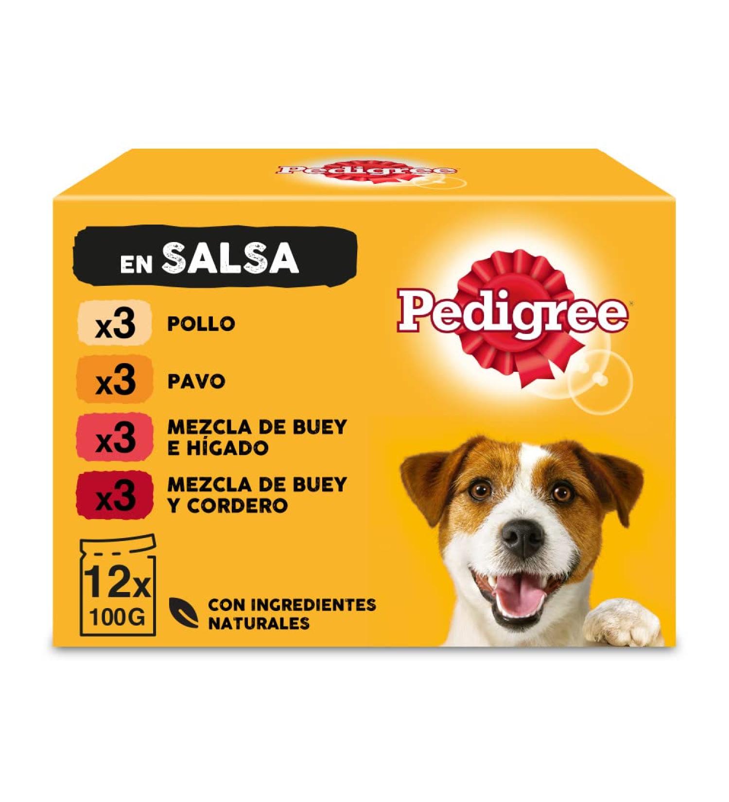 Pedigree Wet food for Perros mixed flavors in Salsa Multipack (4 Pack x 12 bags x 100g) - Buy Online on GoSupps.com