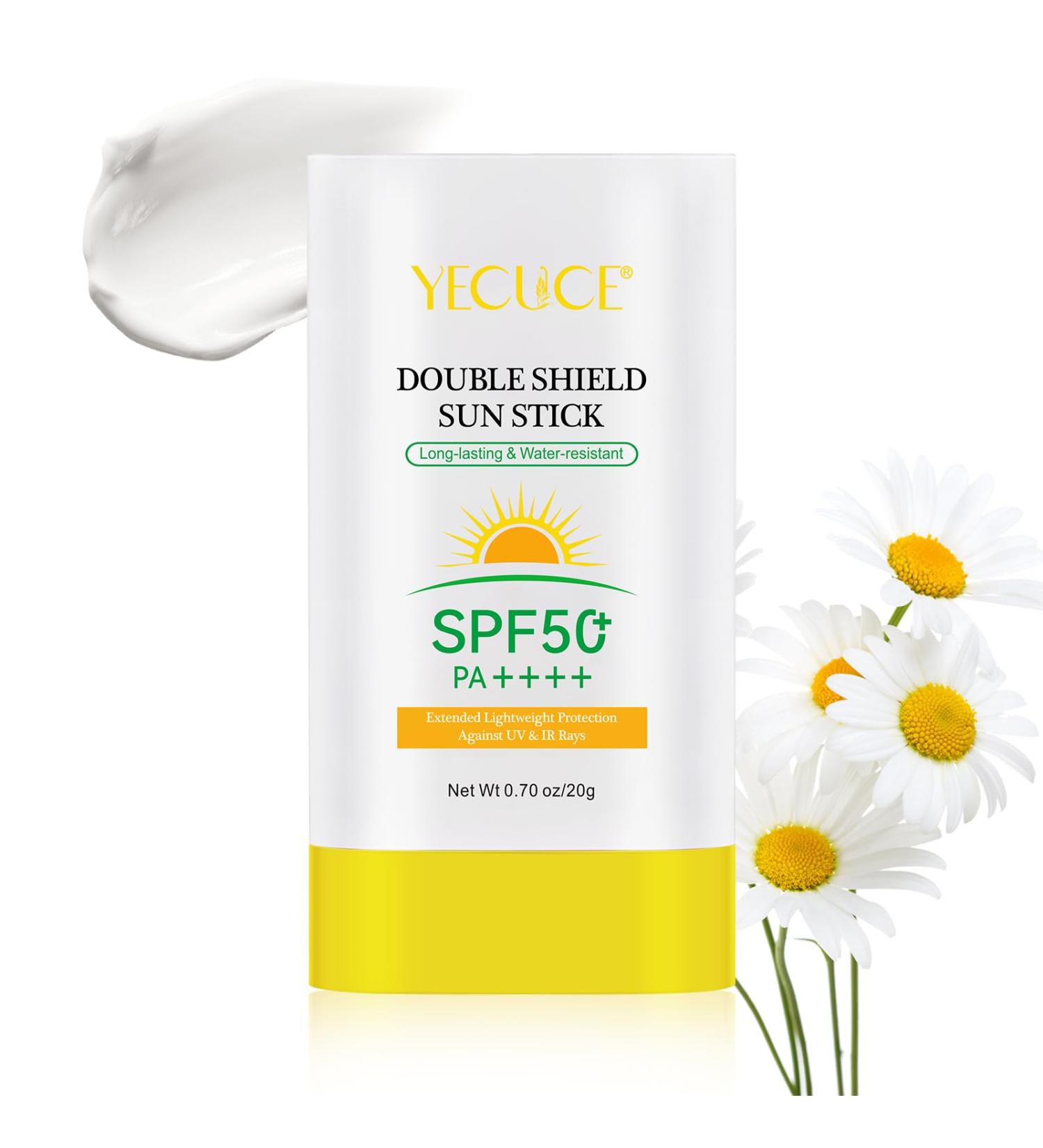 Sun Stick Spf 50+ Solid State Sunscreen Stick 20G Double Shield Sun Stick | Moisturising Suncream Long-Lasting & Water-Resistant Sunblock Stick Sun Block Sticks For Face Spf Stick Sunstick 0.7 oz - Buy Online on GoSupps.com