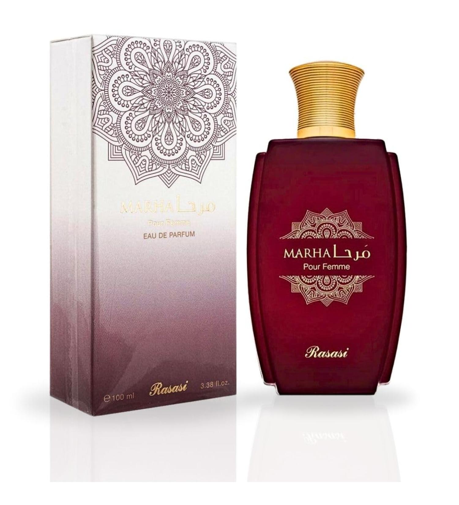 RASASI Marha Eau De Parfum For Women Spray 100ML (3.38 OZ) Arabian Perfume For Women Refreshing Fruity And Citrusy Fragrance Long Lasting Perfume For Women Luxurious Feminine Scent Marha Pour Femme - Buy Online on GoSupps.com
