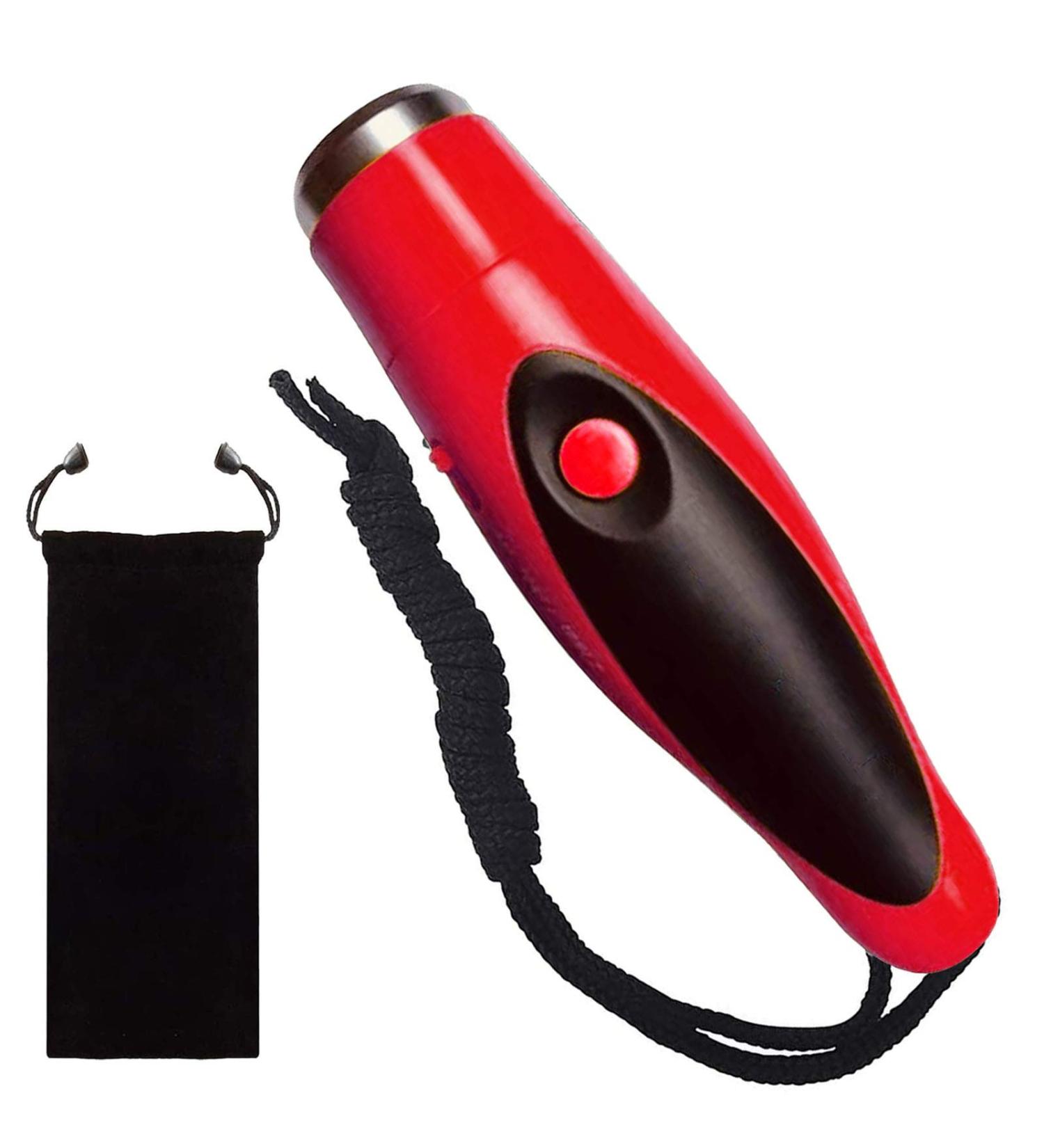 EFOBO Electronic Whistle with Lanyard | Three Tone for Coaches, Referees, Marine, Police | Handheld Loud Electric Whistle for Volleyball, Soccer | Outdoor, Camping, Self Defense - Red - Buy Online on GoSupps.com