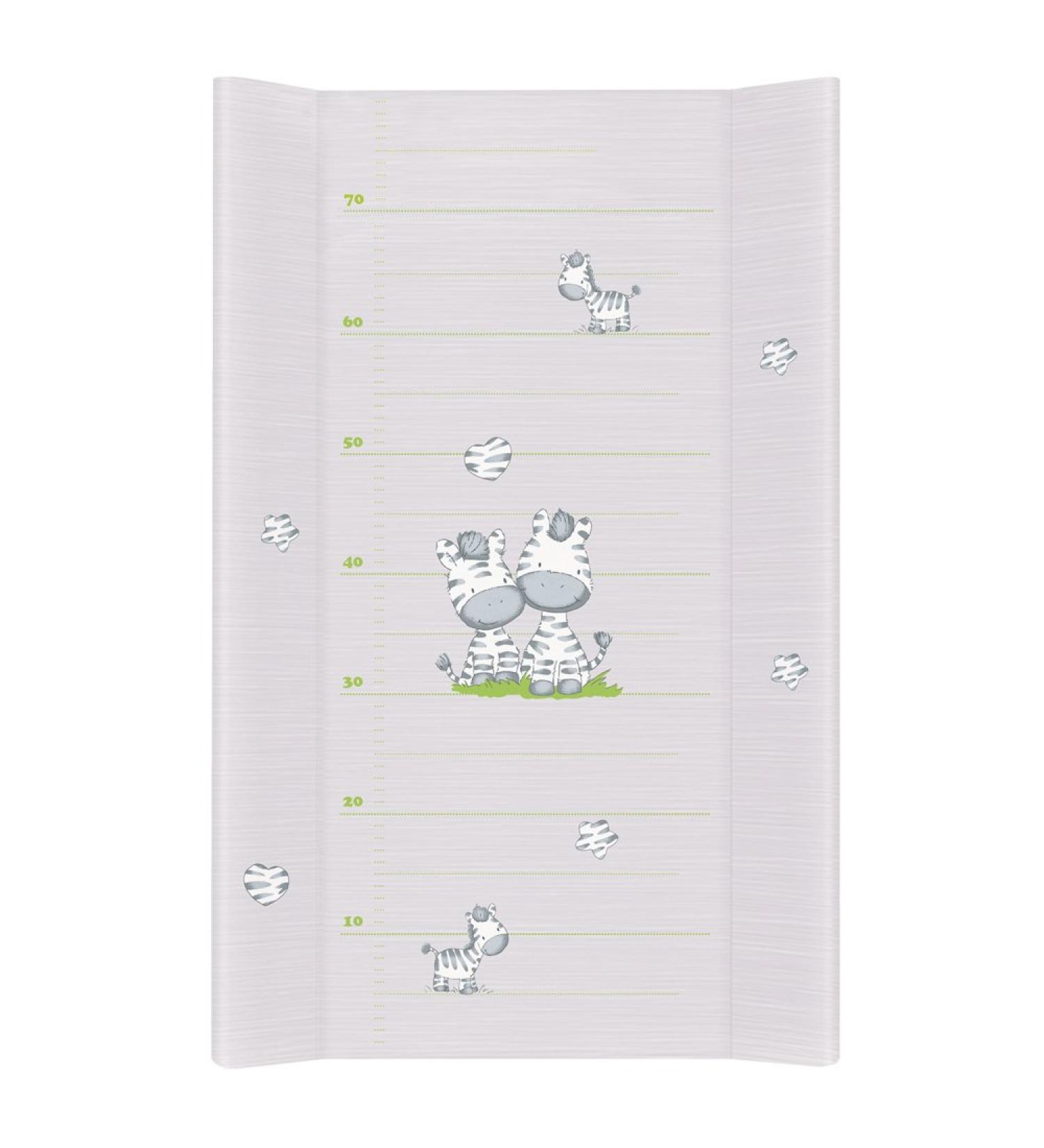 Ceba Baby Diaper Support Pad - Washable Wedge 70x50 cm for Girls - Gray Zebra - 1 Pack - Buy Online on GoSupps.com