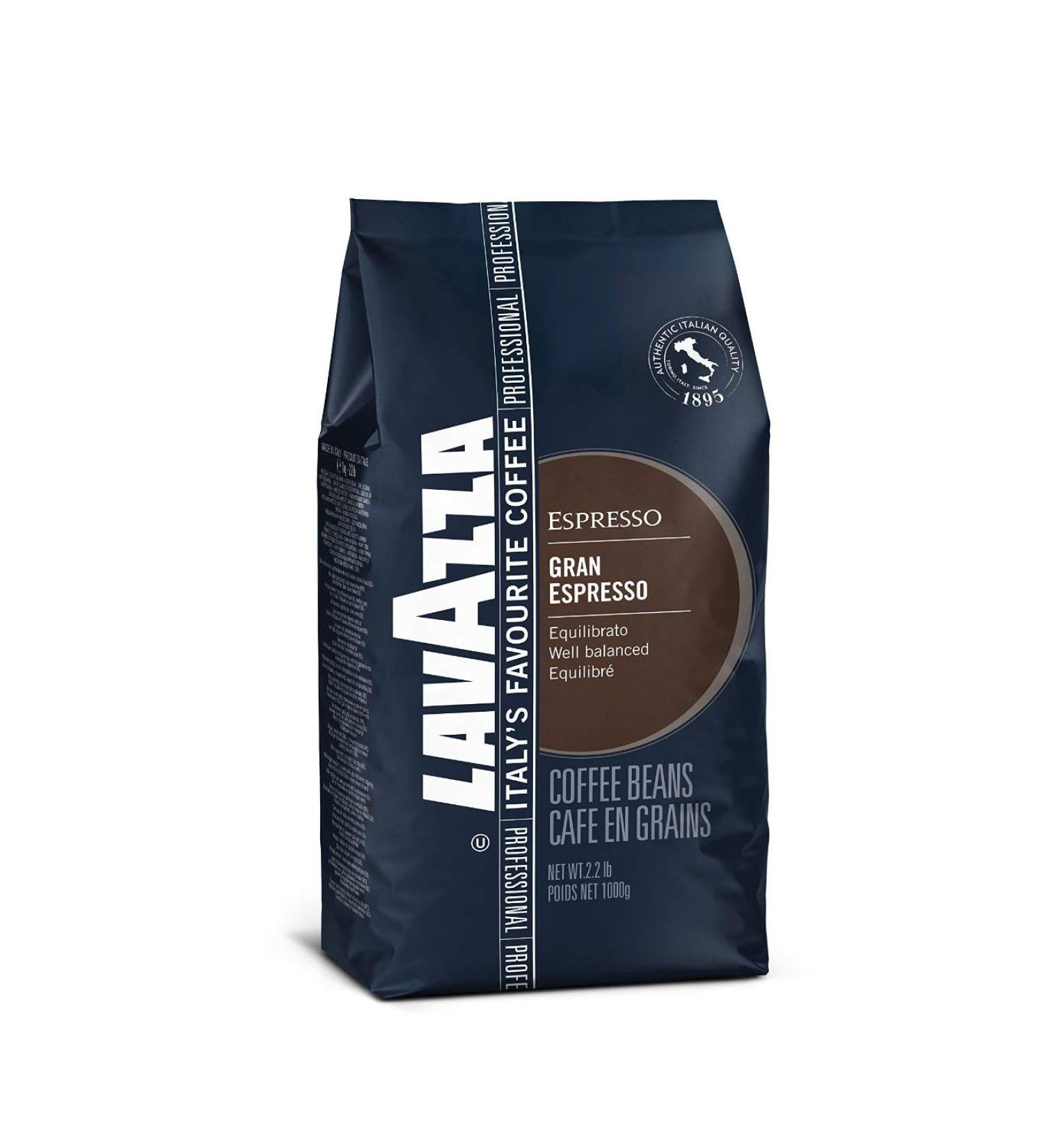 Lavazza Grand Espresso Coffee Beans 1kg (6 Bags)