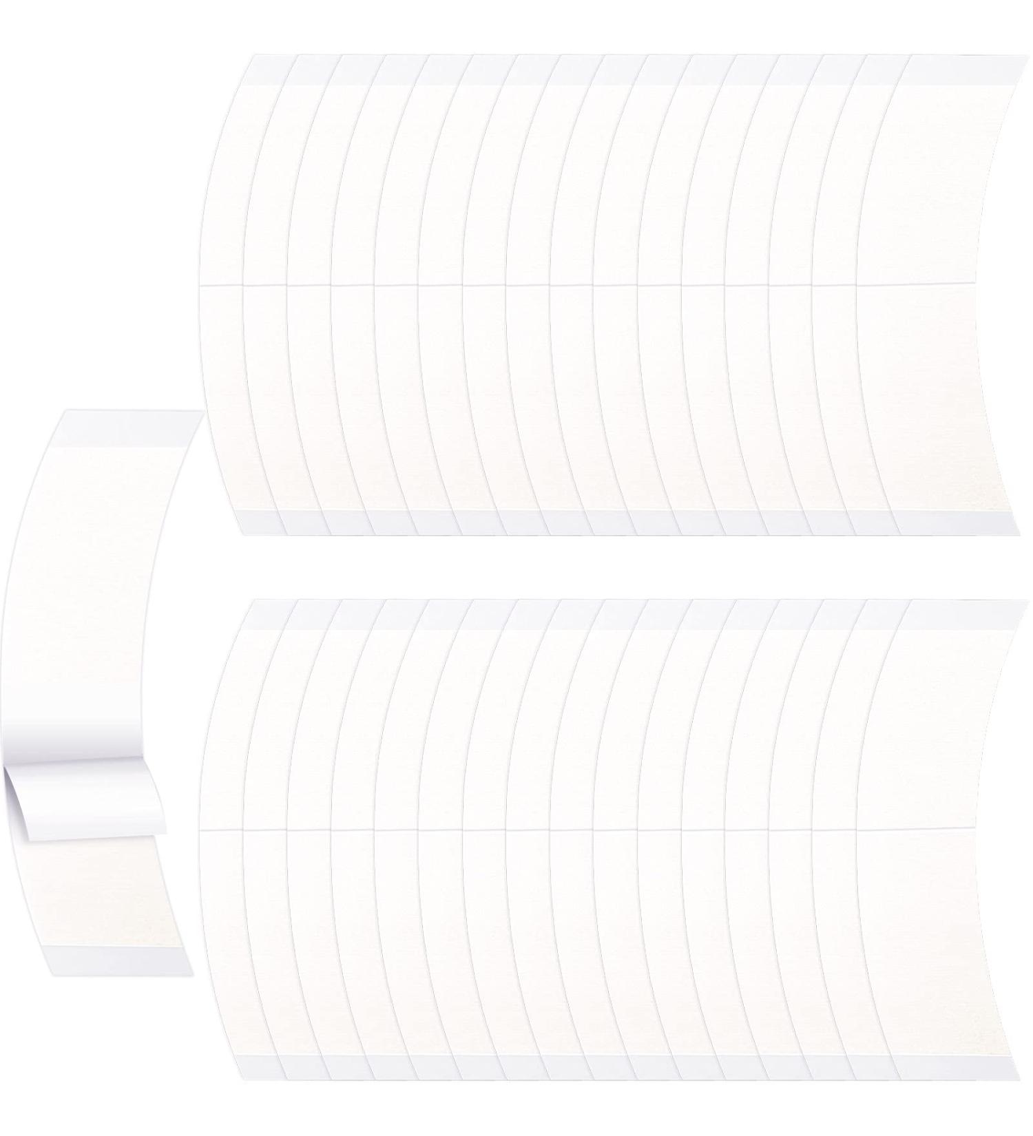 48 Piece Waterproof Double-Sided Lace Front Wig Tape - White Adhesive for Wigs, Toupees, Hair Pieces & Extensions - Buy Online on GoSupps.com