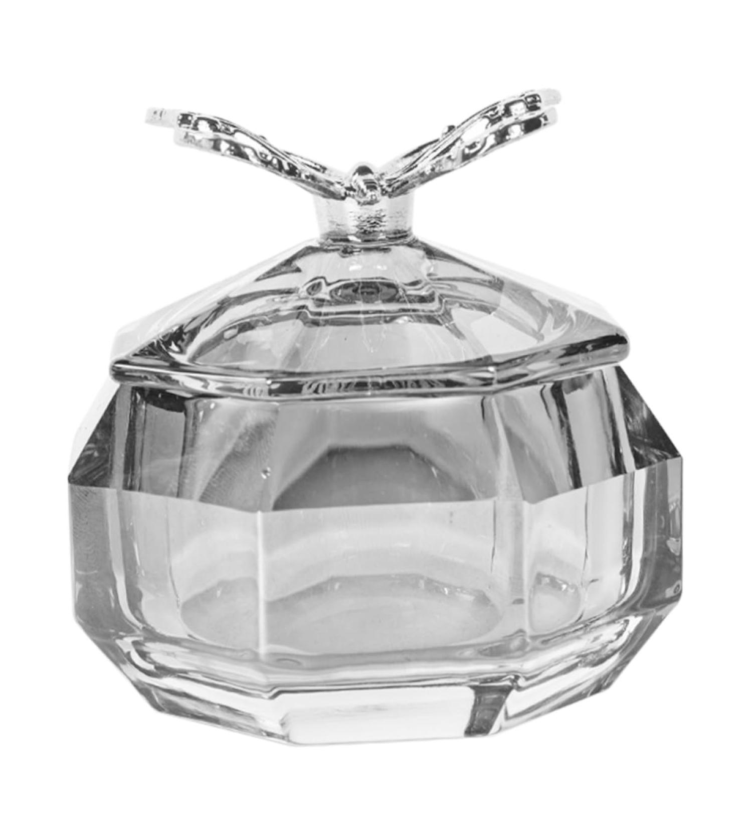 minkissy Crystal Glass Dappen Dish Manicure Nail Cup Nail Dish Cups with Lids Acrylic Nail Tools Acrylic Nail Supplies Manicure Nail Dish Thicken Zinc Alloy Manicure Tools - Buy Online on GoSupps.com