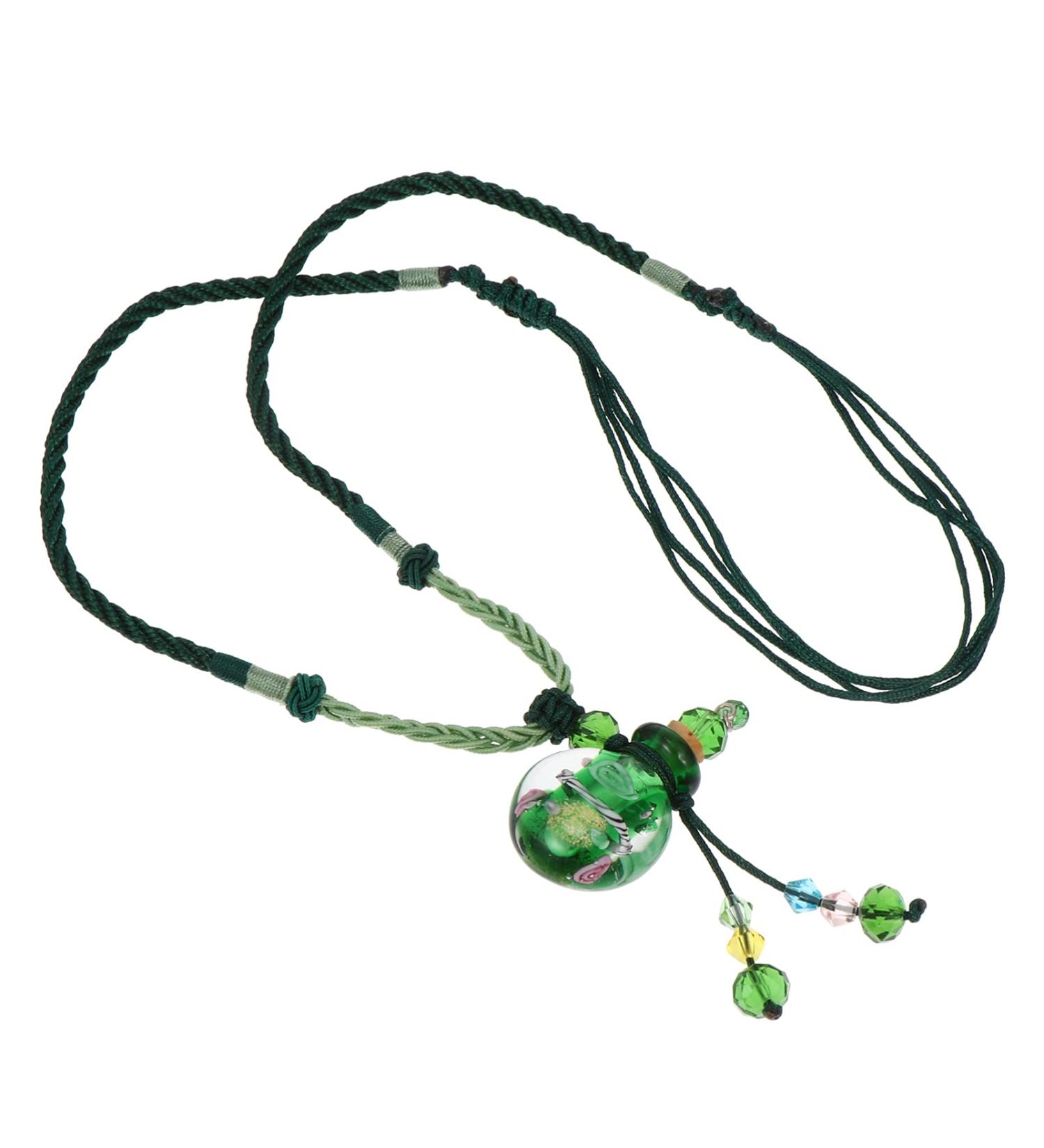 Abaodam 2pcs essential oil bottle necklace diffusers for essential oils essential oil diffuser jewelry Miss Greenx2pcs 30x2cmx2pcs - Buy Online on GoSupps.com