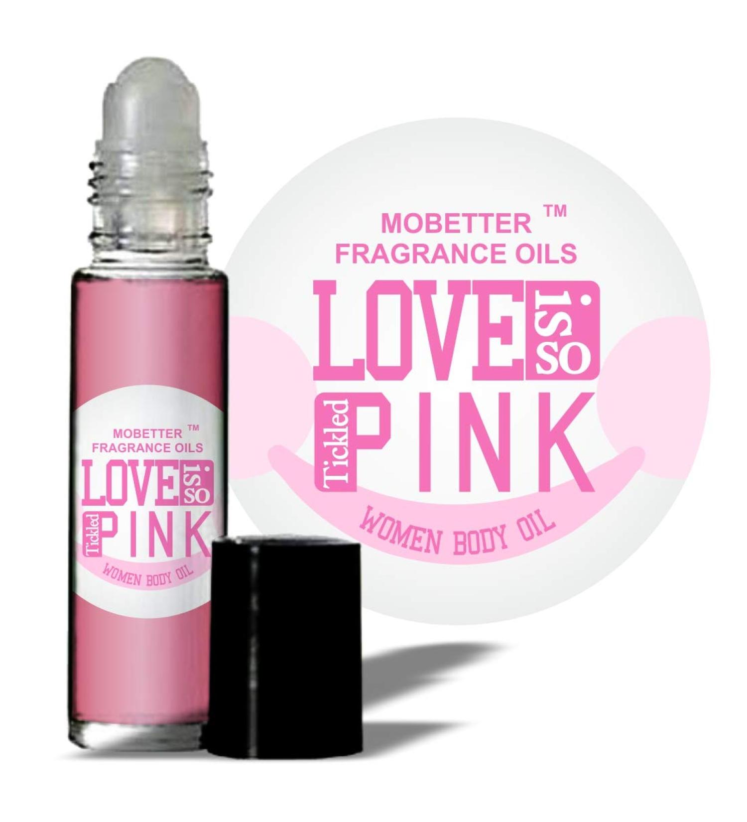 Love is So Tickled Pink Perfume Fragrance Body Oil for Women by Mobetter Fragrance Oils