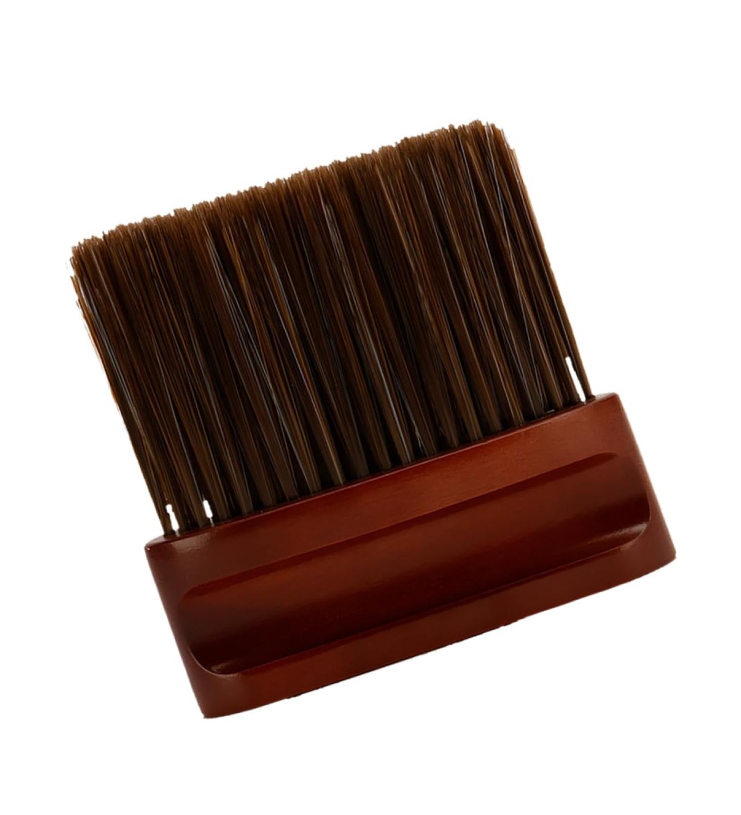 FRCOLOR neck brush Neck Cleaning Brush Hair Cutting duster neck duster bristles salon barber brush Hair Cutting Kits for cleaning barber duster Hair removal brush nylon soft 12X11X2CM Black - Buy Online on GoSupps.com