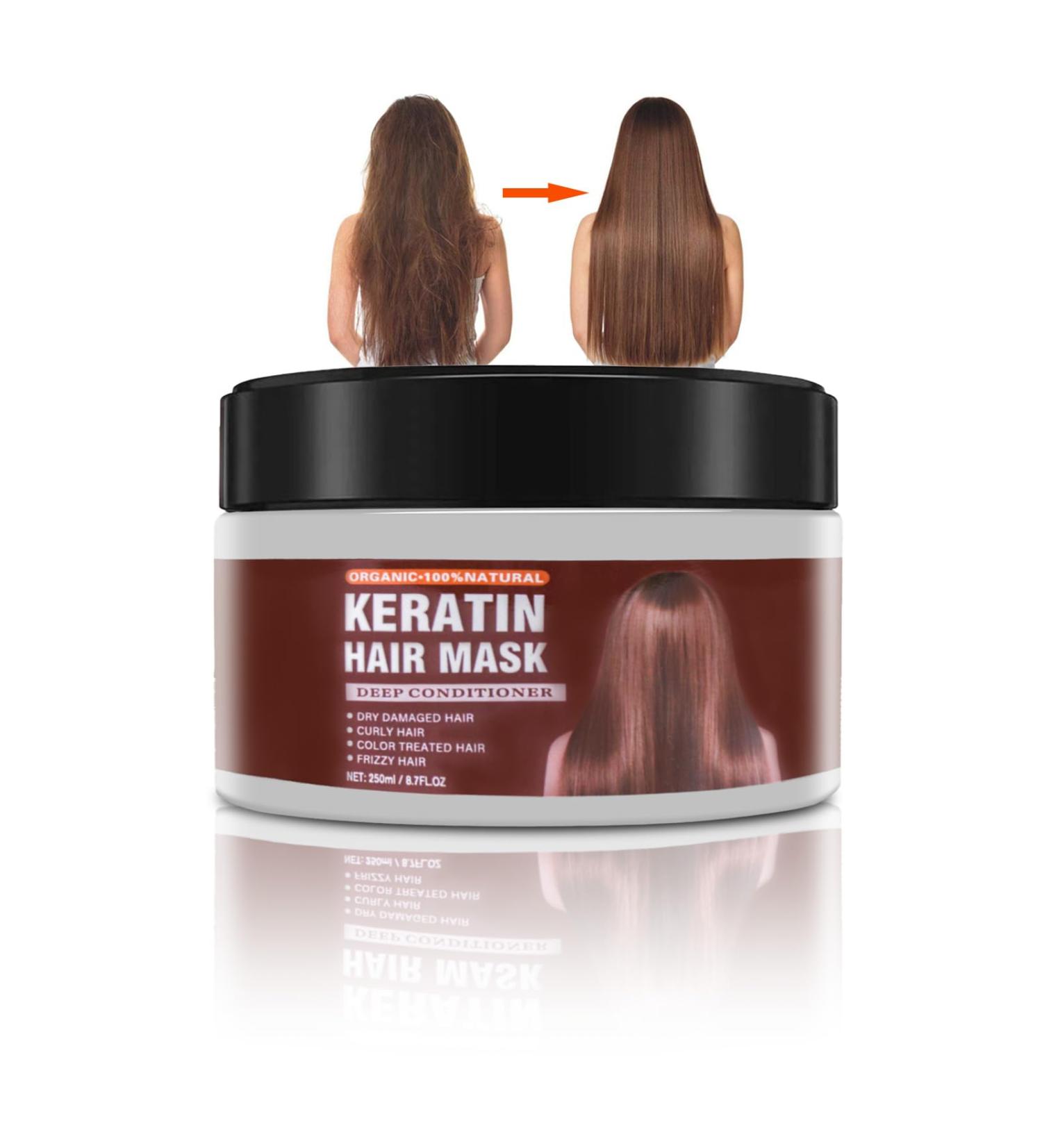 Karsell Hair Mask for Damaged Hair - Deep Repair Argan Oil Treatment for Curly & Straight Fine Hair | 8.7 oz - International Shipping Available - Buy Online on GoSupps.com