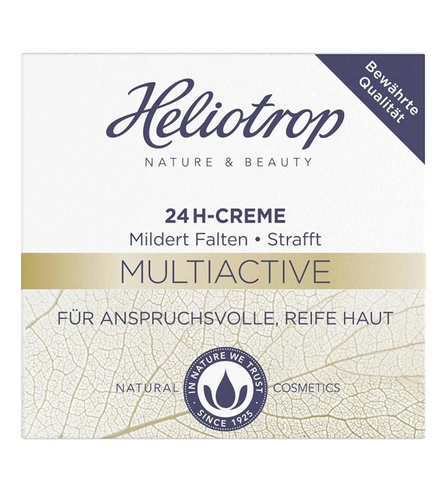 HELIOTROP Heliotrop Multiactive 24h Anti-Ageing Cream for Mature and Demanding Skin Face Care with Hyaluronic Acid and Ginkgo Extract 1 x 50 ml