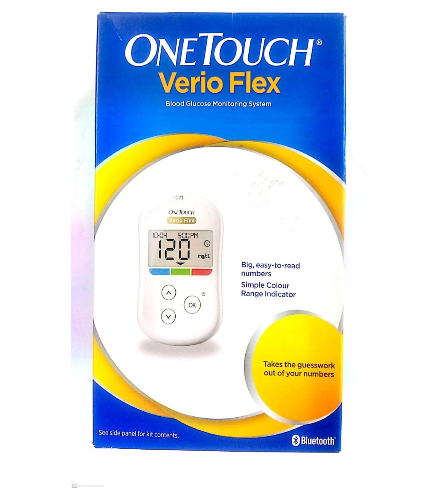 OneTouch Verio Flex Glucose Monitoring System - Easy and Accurate Monitoring (1) - Buy Online on GoSupps.com
