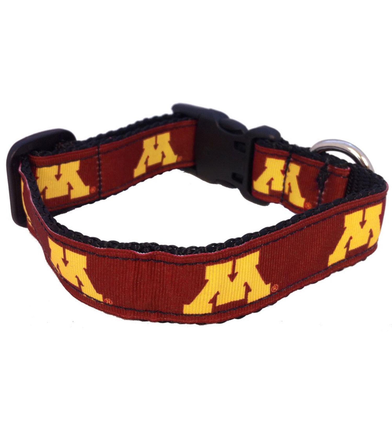 NCAA Minnesota Golden Gophers Dog Collar - Team Color, Medium - Buy Online on GoSupps.com