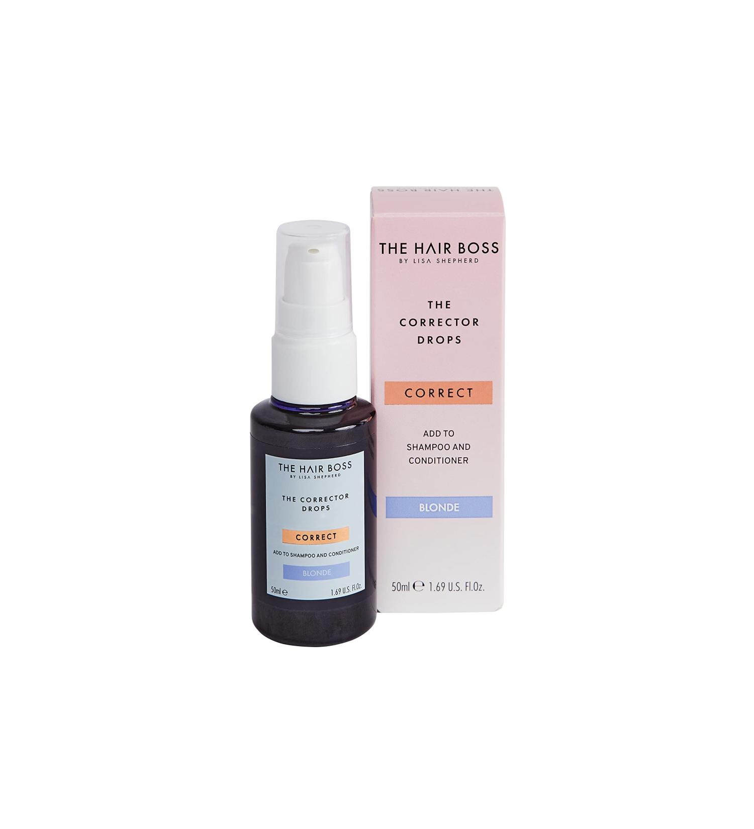 Lisa Shepherd Blonde Corrector Drops 50ml - Add to Shampoo & Conditioner for Vibrant Hair - Buy Online on GoSupps.com