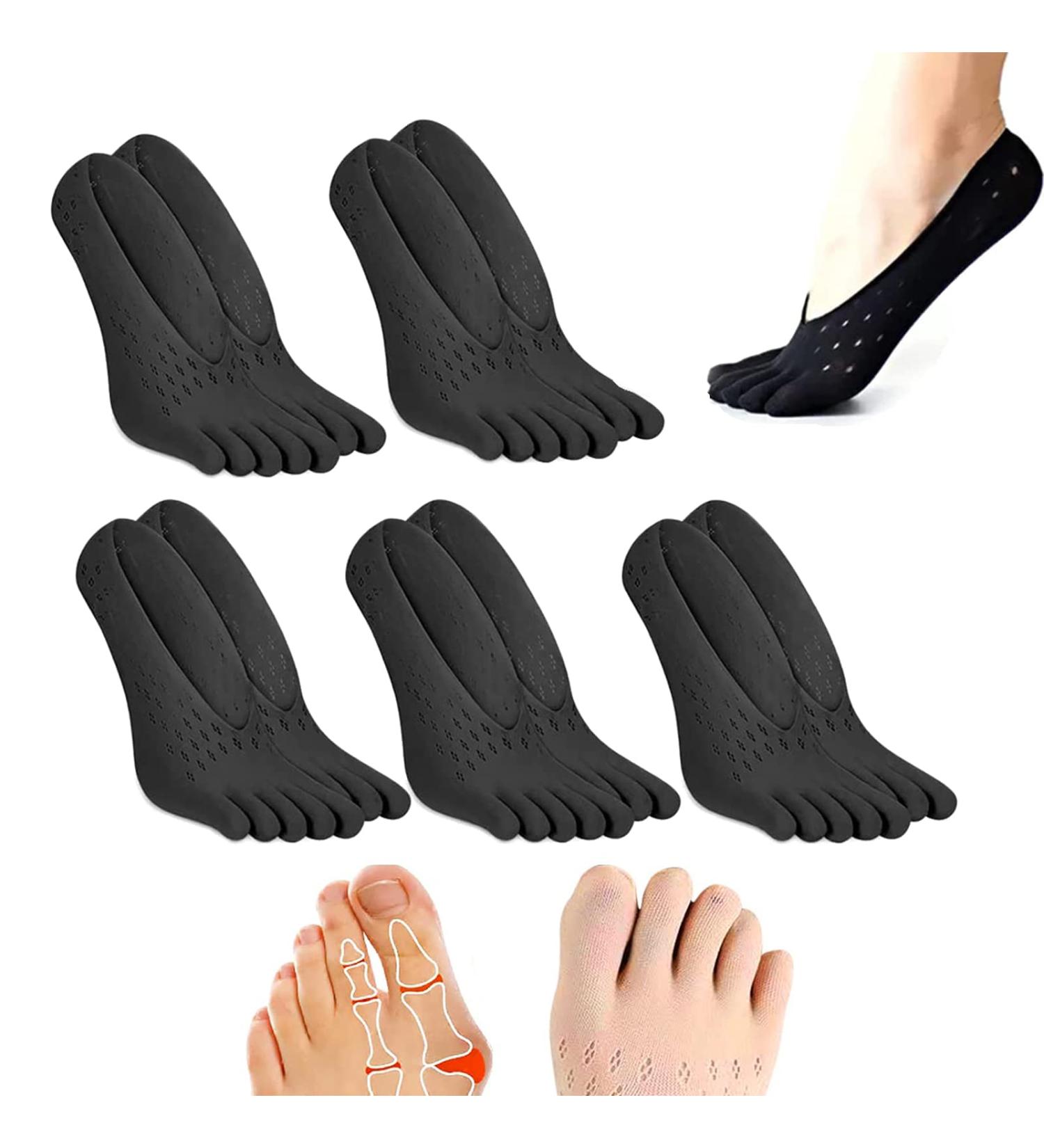 Projoint Antibunions Health Socks - Bunion Relief & Strongjoints Support (5PCS Black) - Buy Online on GoSupps.com